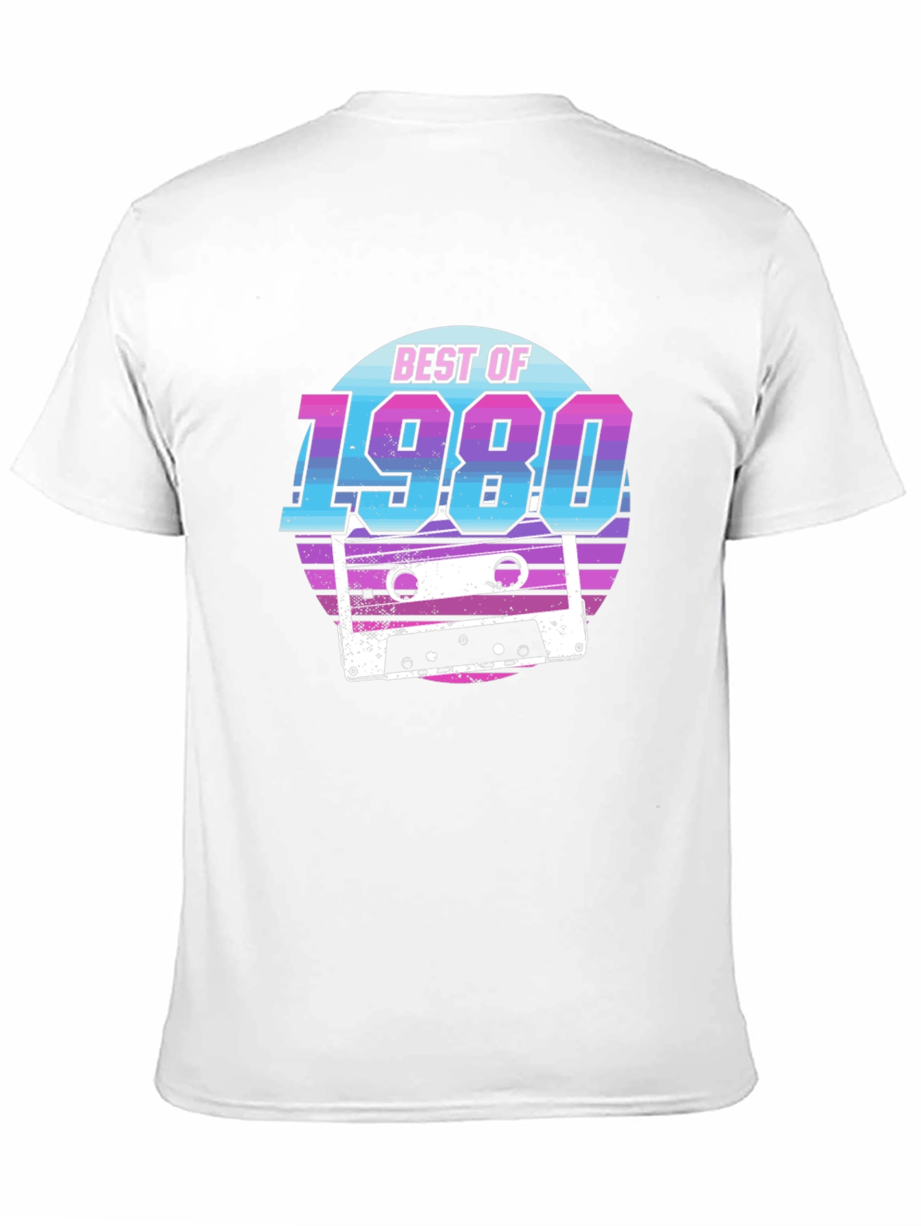 Retro Best of 1980 Cassette Tape Graphic Tee