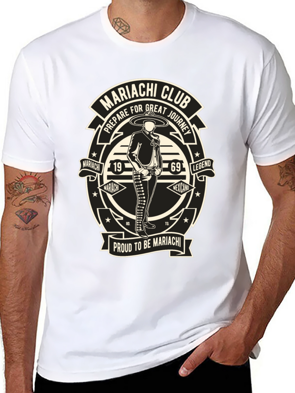 Mariachi Club Graphic T-Shirt