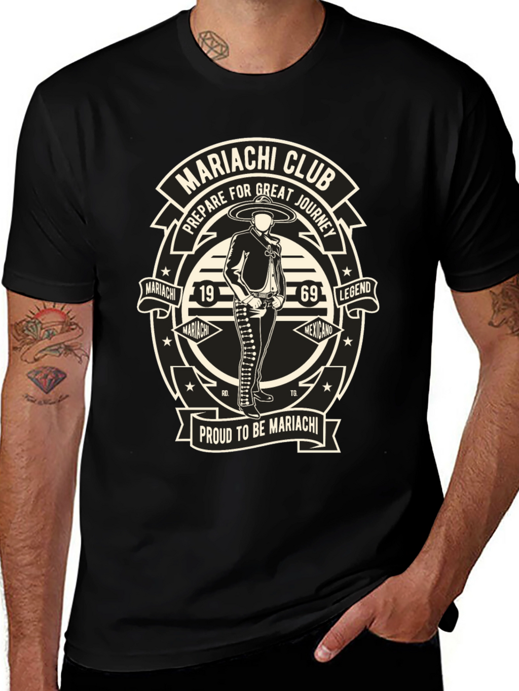 Mariachi Club Graphic T-Shirt