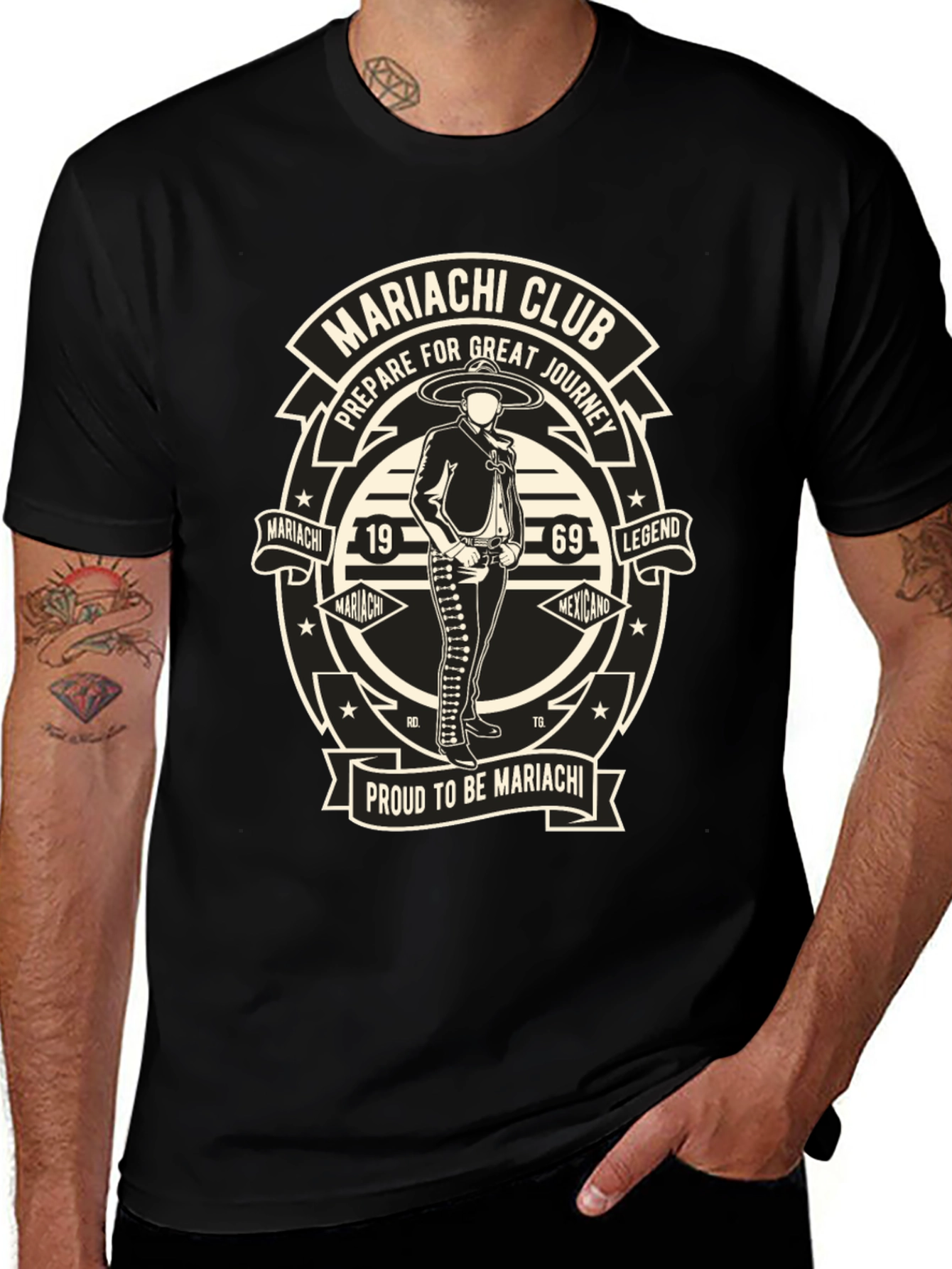 Mariachi Club Graphic T-Shirt