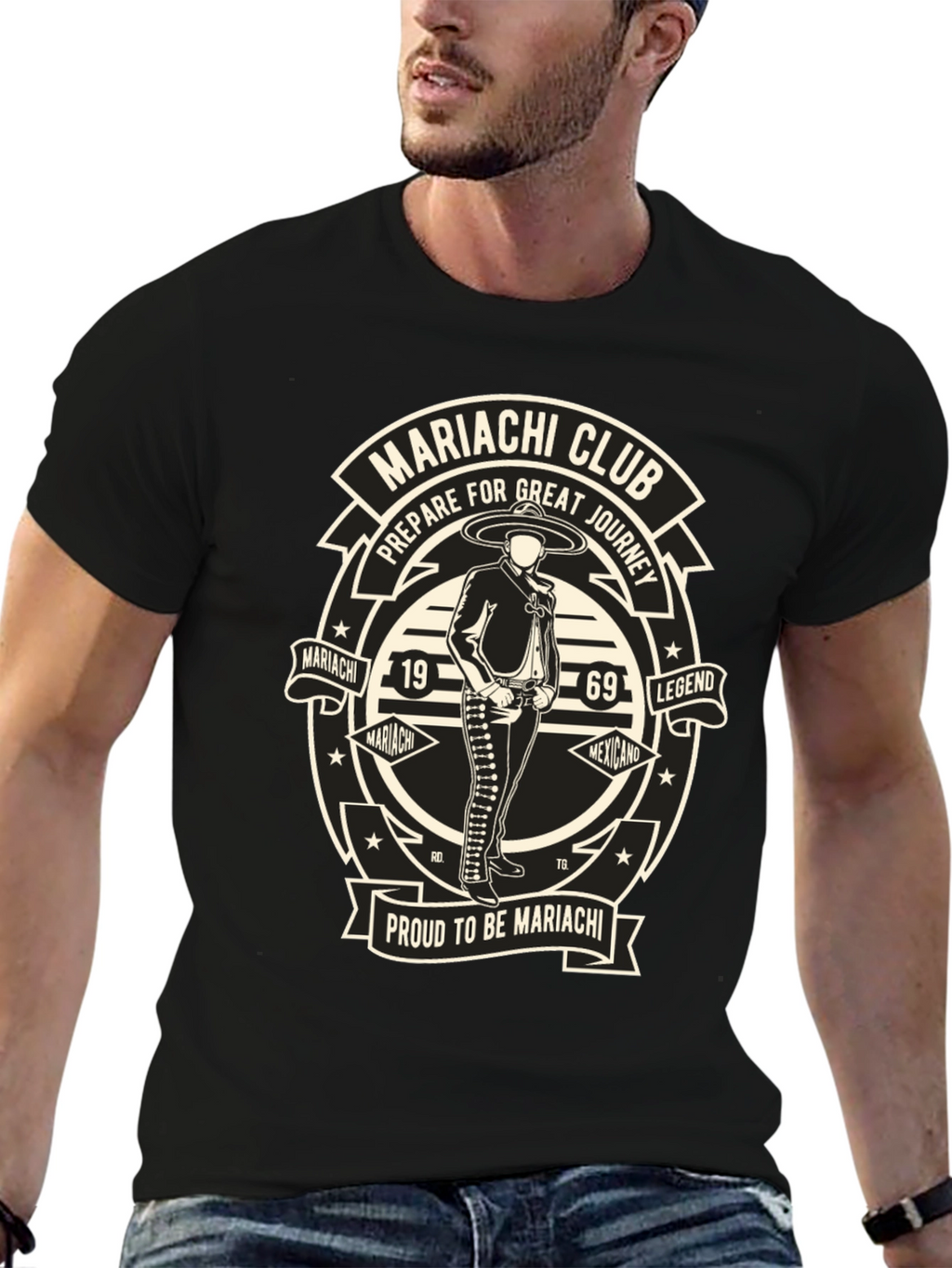 Mariachi Club Graphic T-Shirt