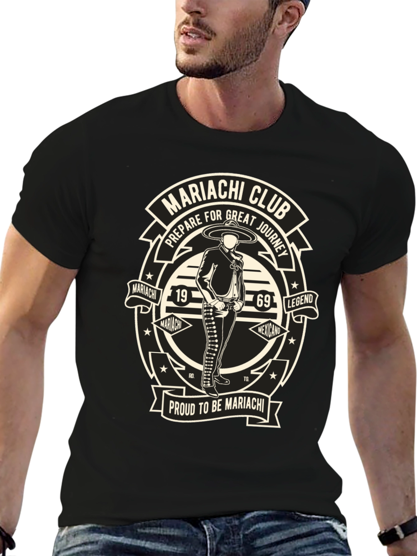 Mariachi Club Graphic T-Shirt