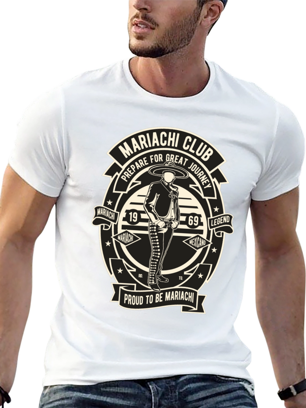 Mariachi Club Graphic T-Shirt