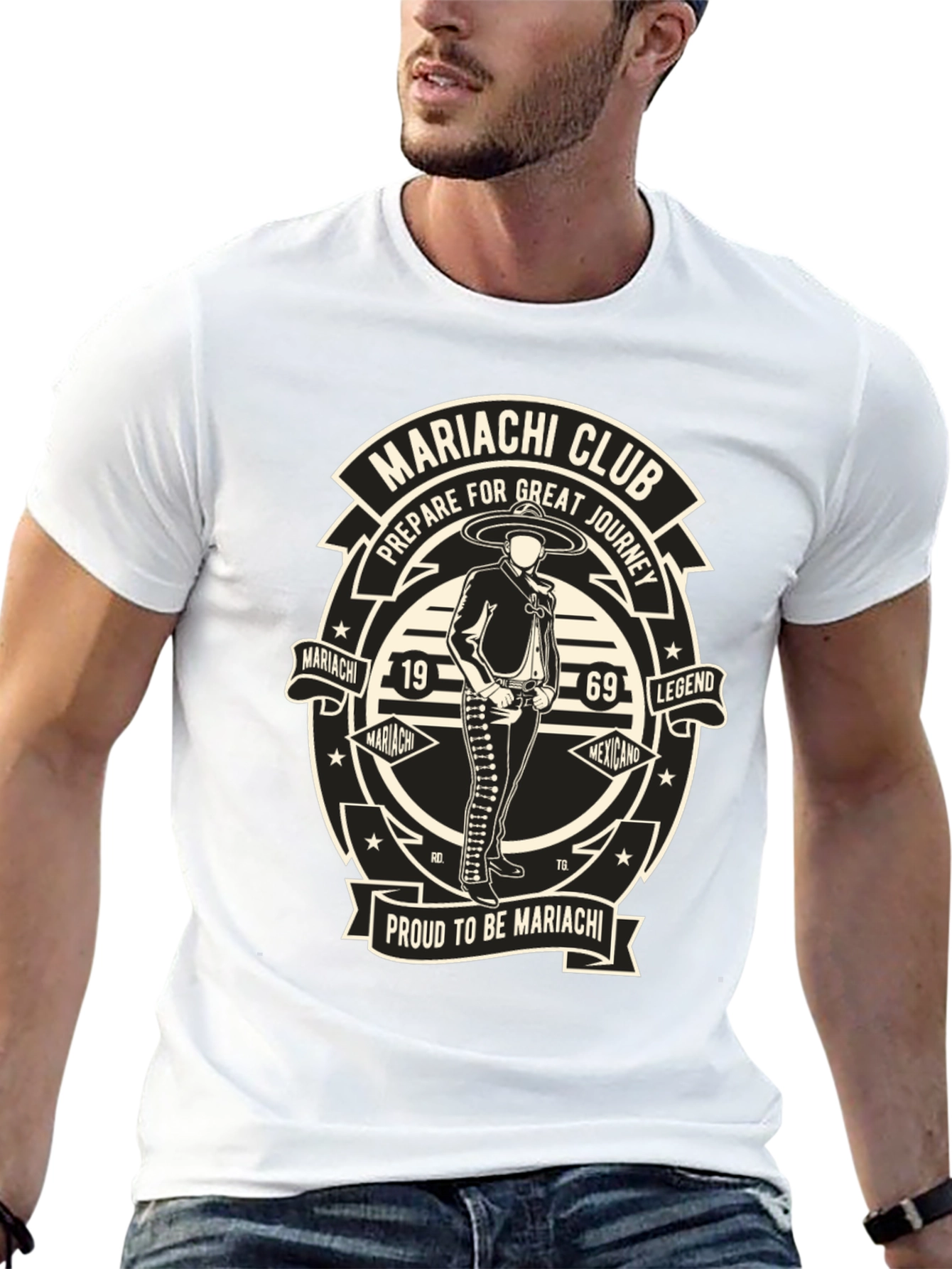 Mariachi Club Graphic T-Shirt