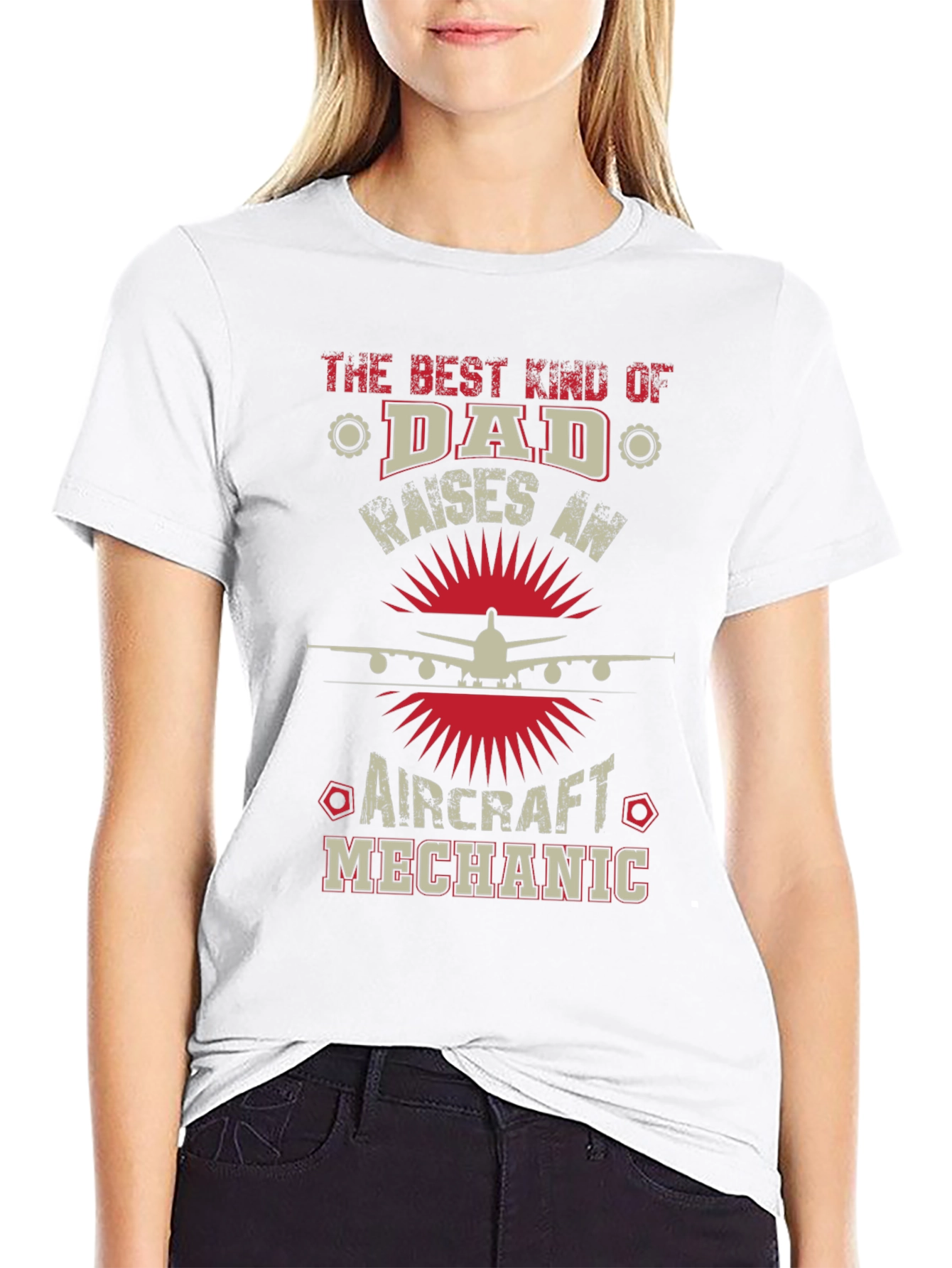 Dad Aircraft Mechanic T-Shirt