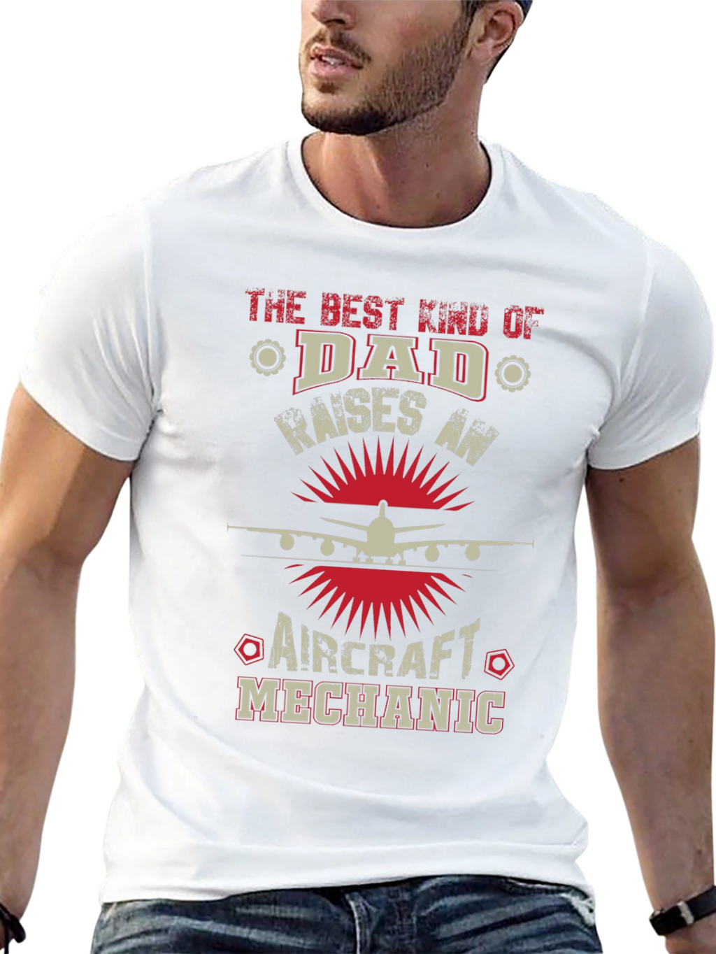 Dad Aircraft Mechanic T-Shirt