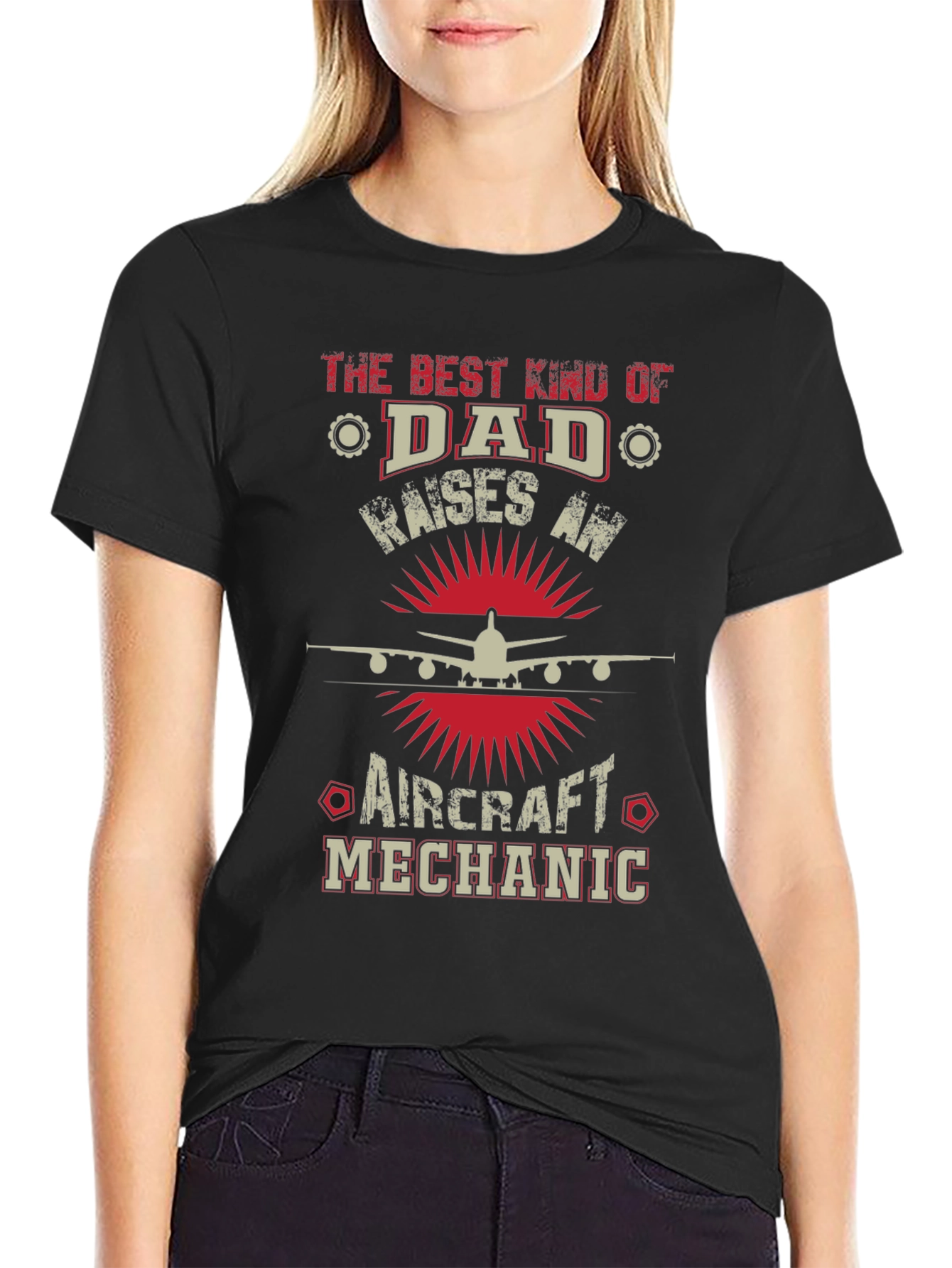 Dad Aircraft Mechanic T-Shirt