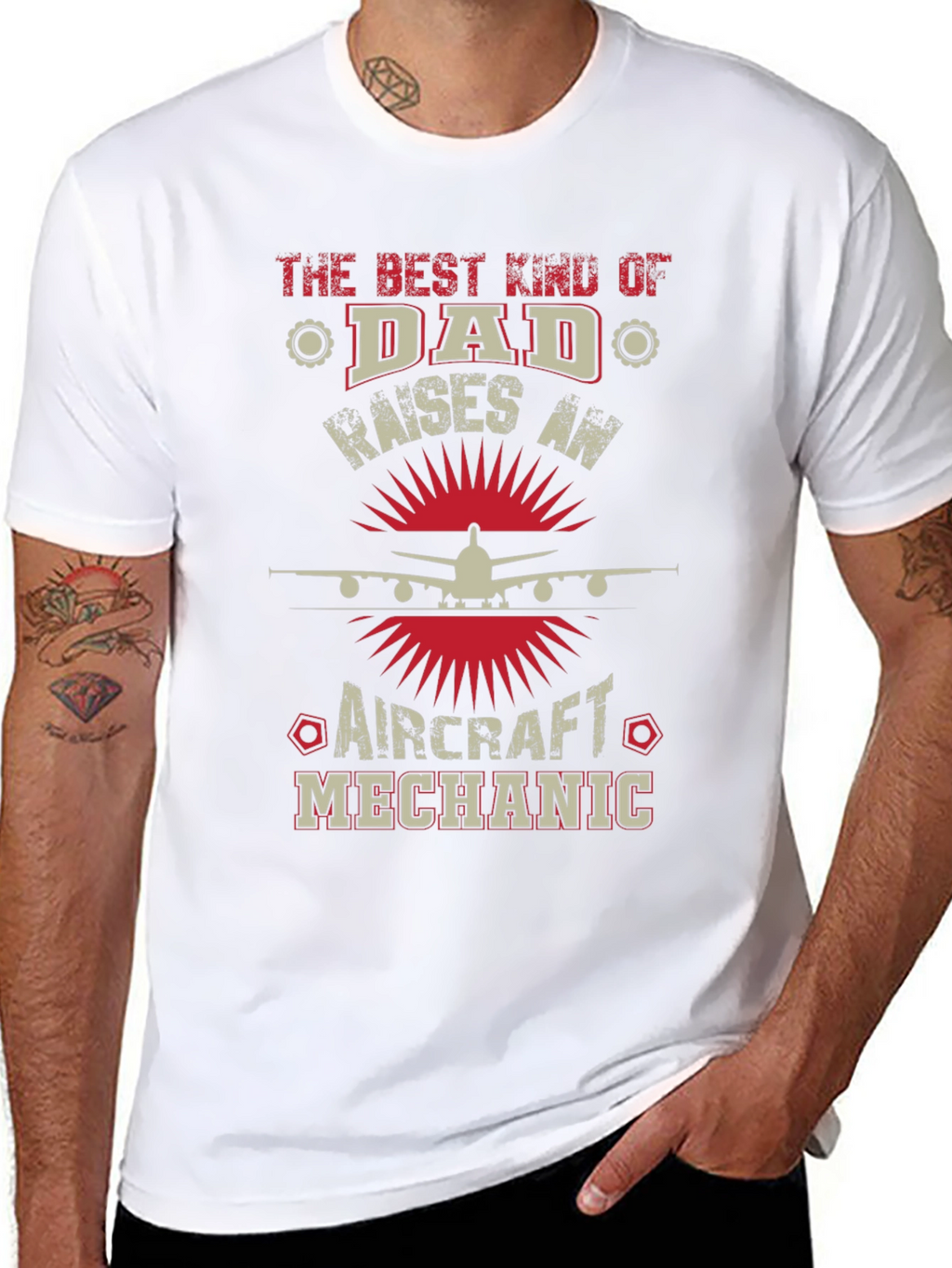 Dad Aircraft Mechanic T-Shirt