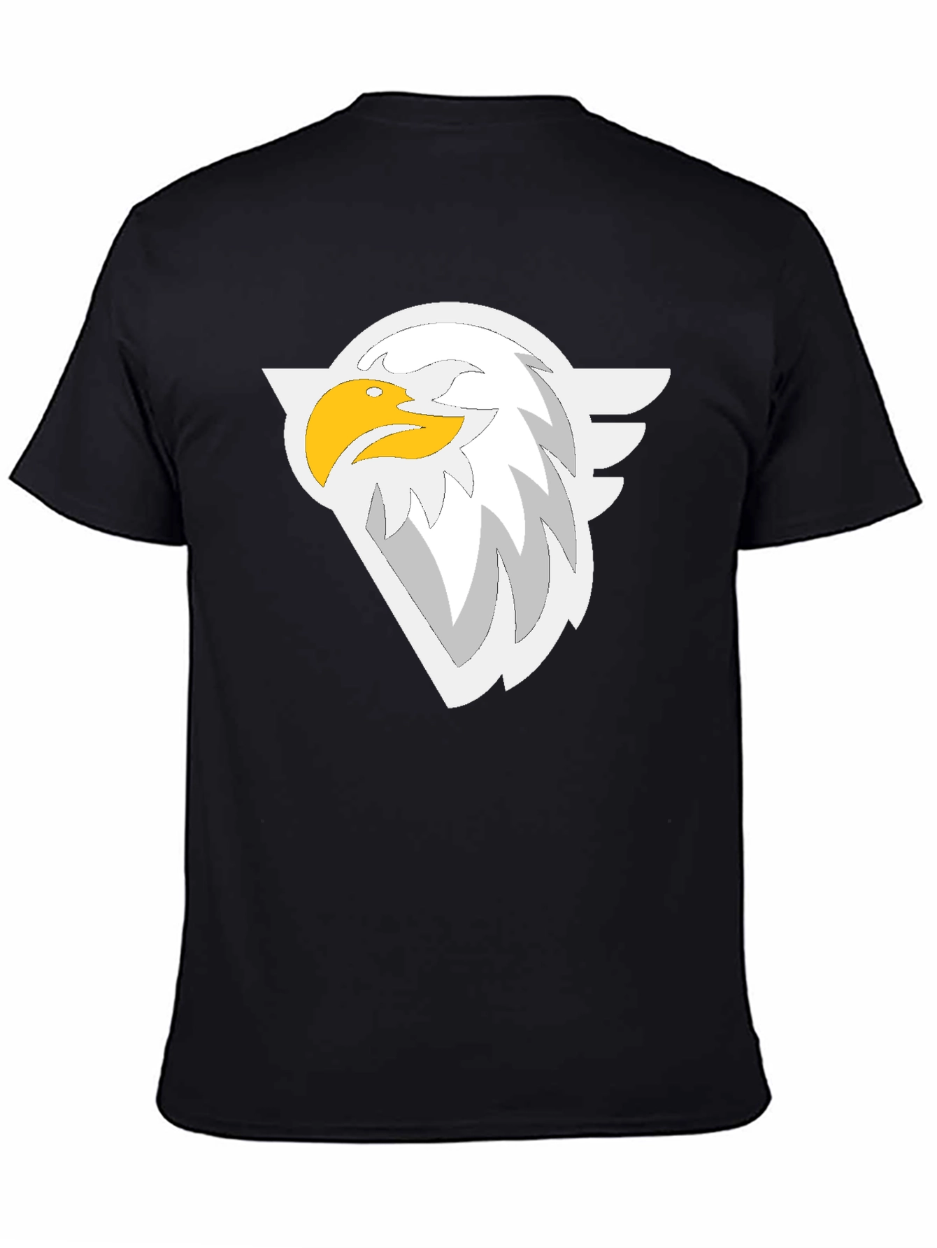 Eagle Graphic Black T-Shirt - Stylish Casual Wear