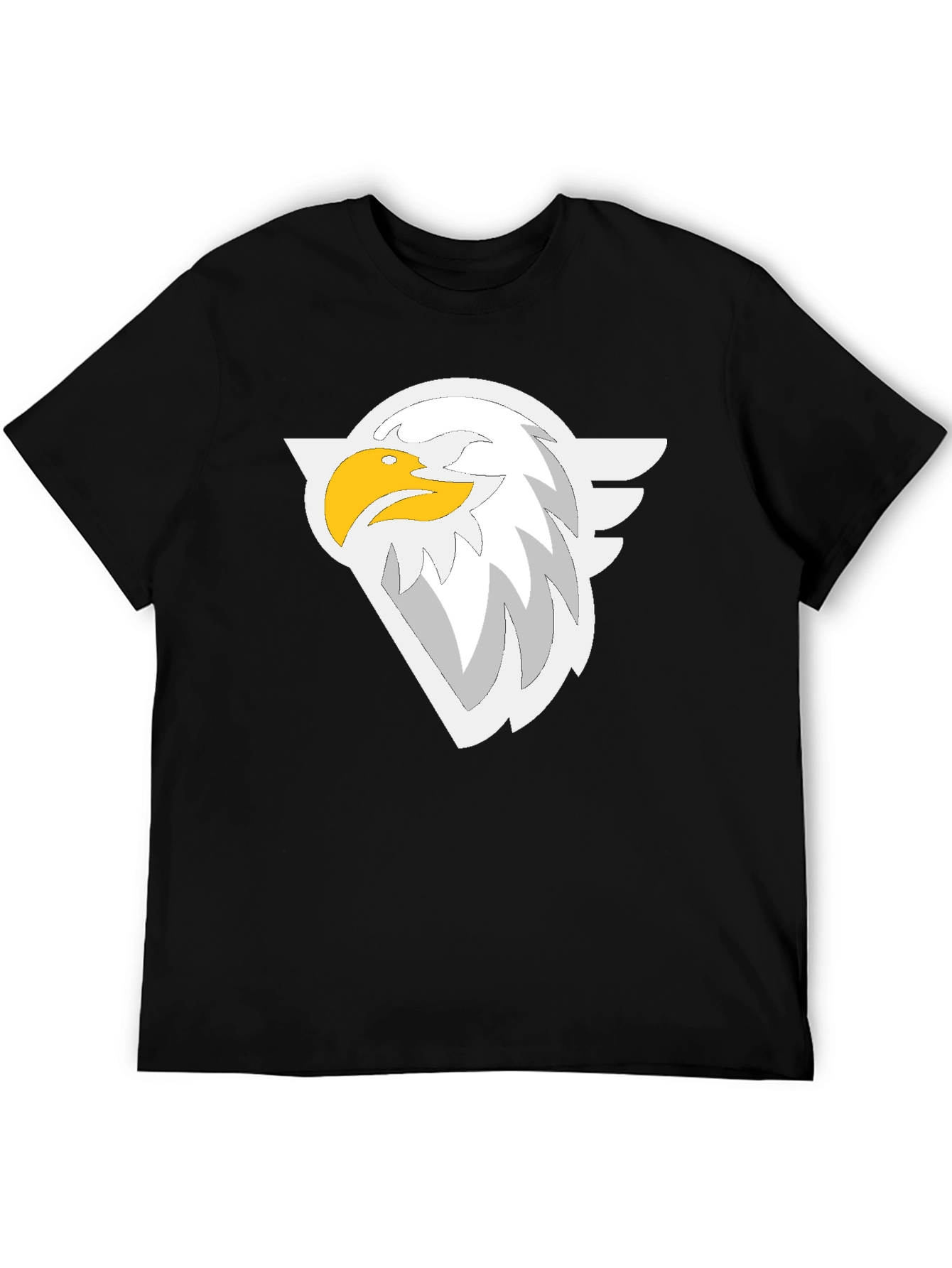 Eagle Graphic Black T-Shirt - Stylish Casual Wear