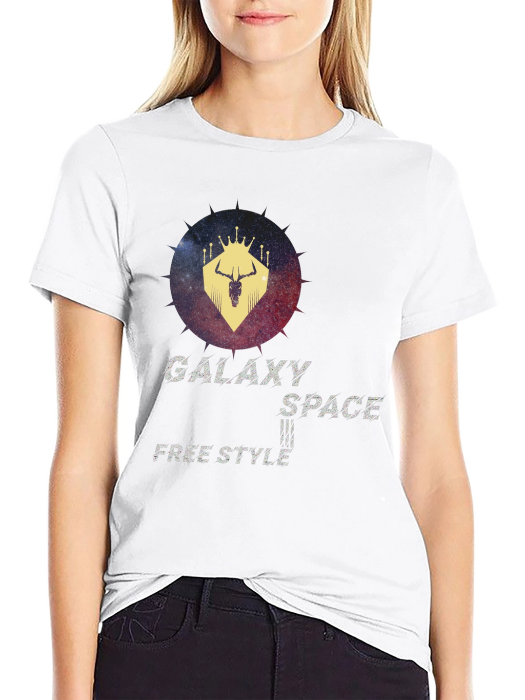 Galaxy Space Freestyle Graphic T-Shirt