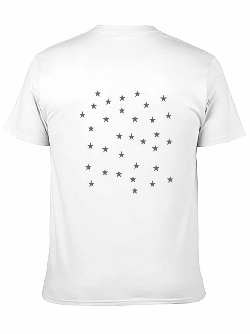 Stars Pattern Crewneck T-Shirt