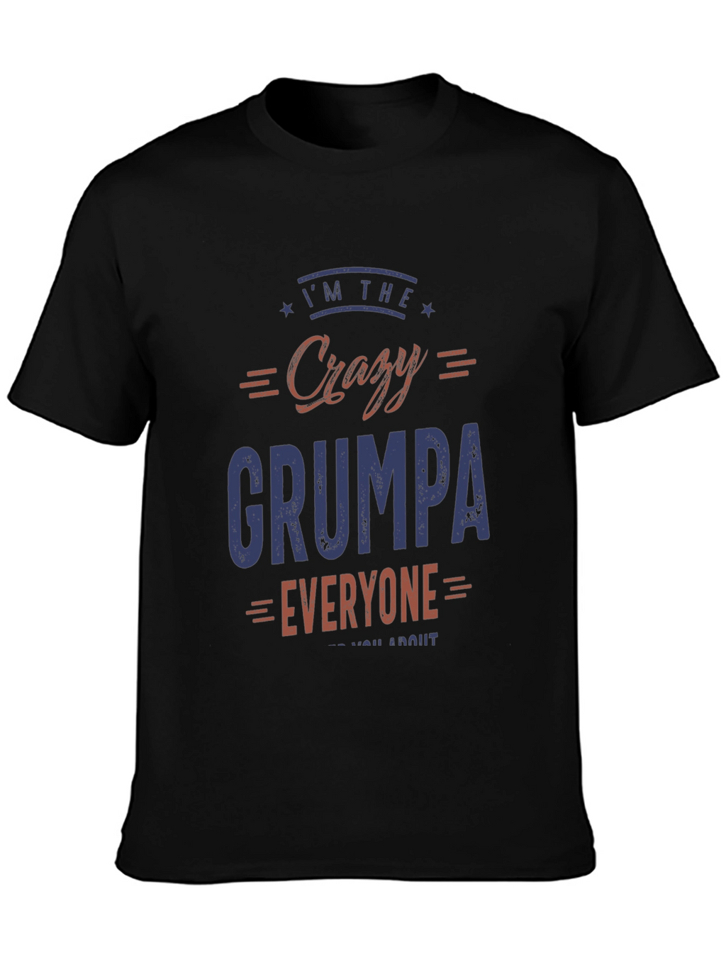 Crazy Grumpa Graphic T-Shirt