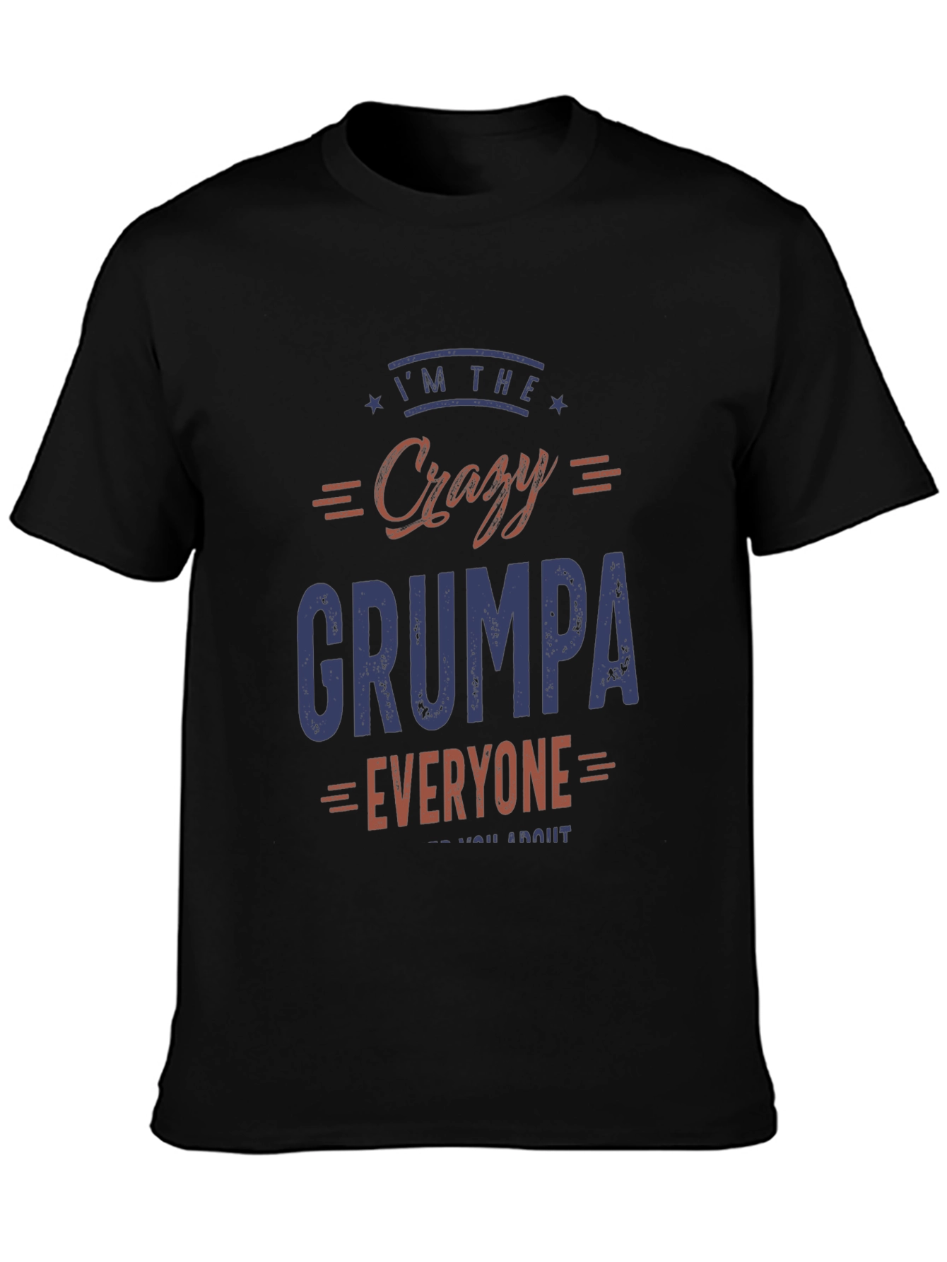 Crazy Grumpa Graphic T-Shirt