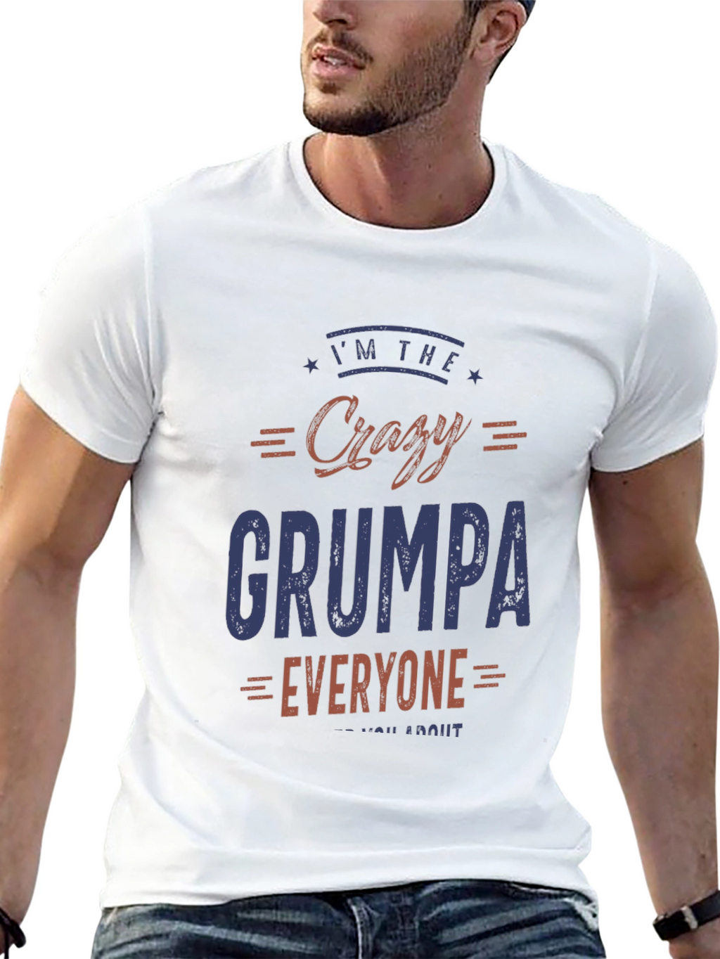 Crazy Grumpa Graphic T-Shirt