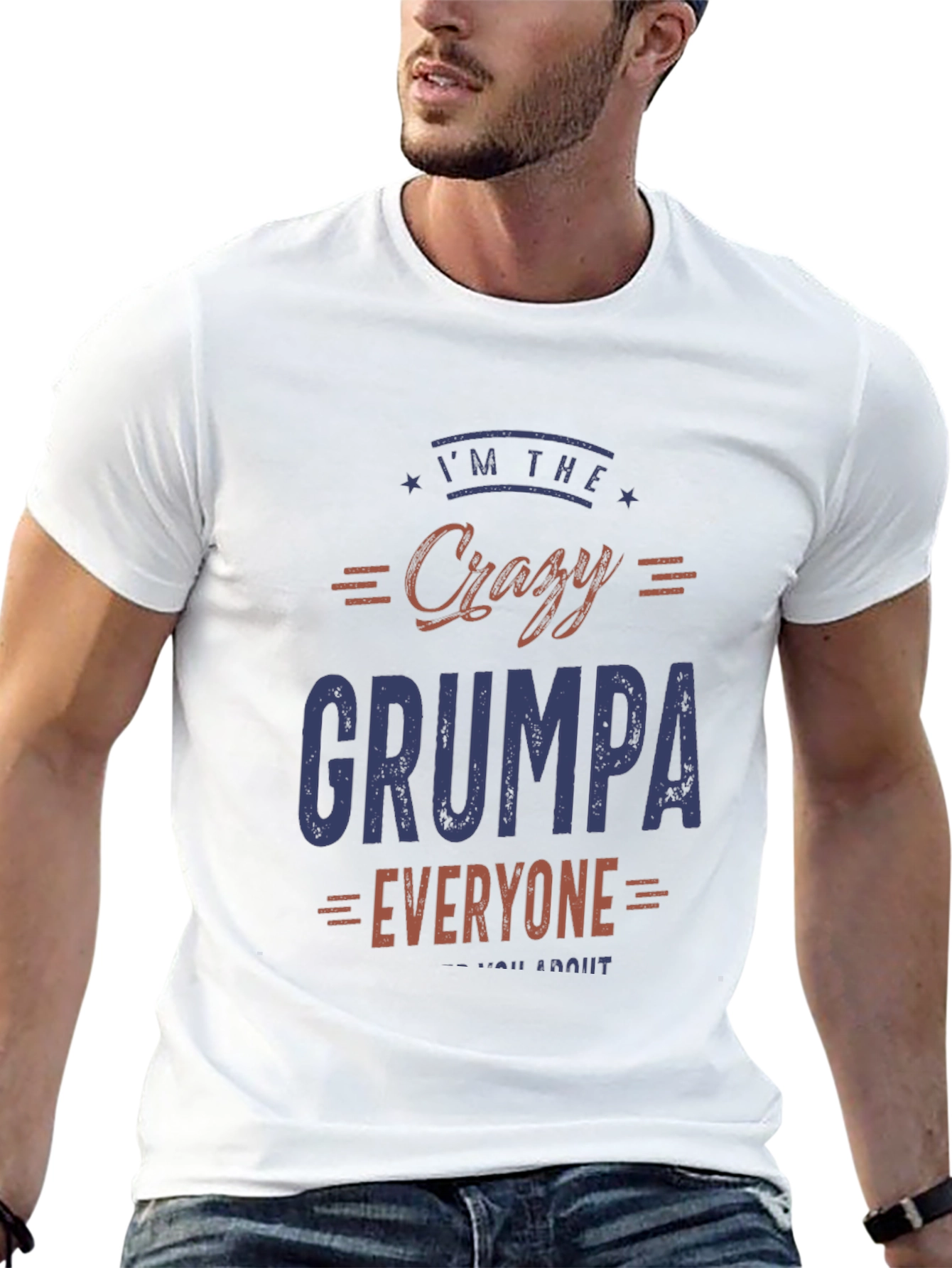 Crazy Grumpa Graphic T-Shirt