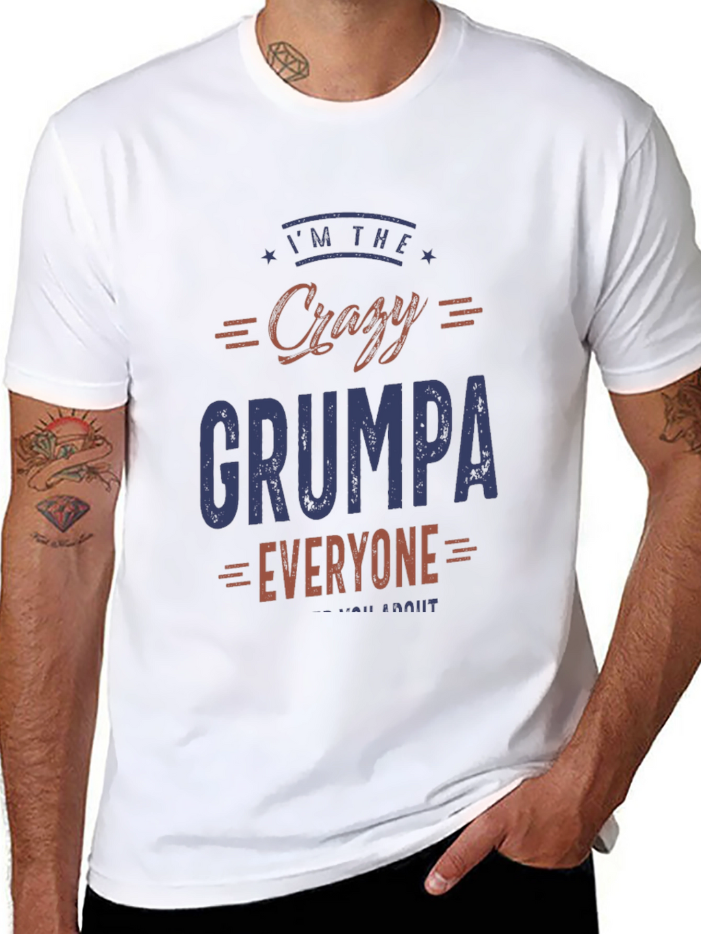 Crazy Grumpa Graphic T-Shirt