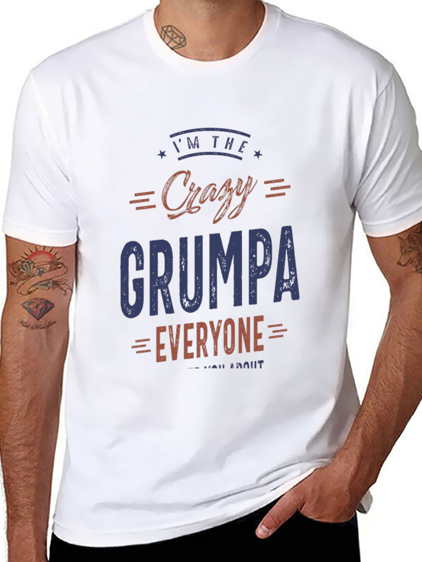 Crazy Grumpa Graphic T-Shirt