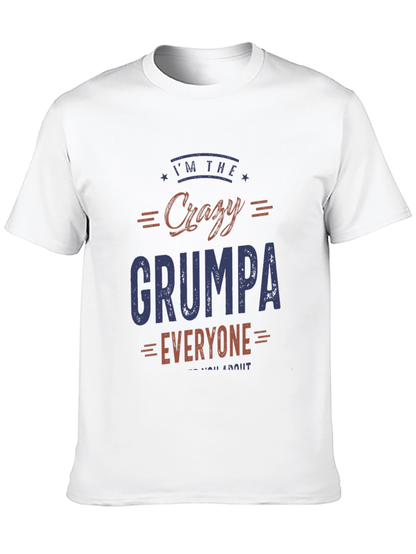 Crazy Grumpa Graphic T-Shirt