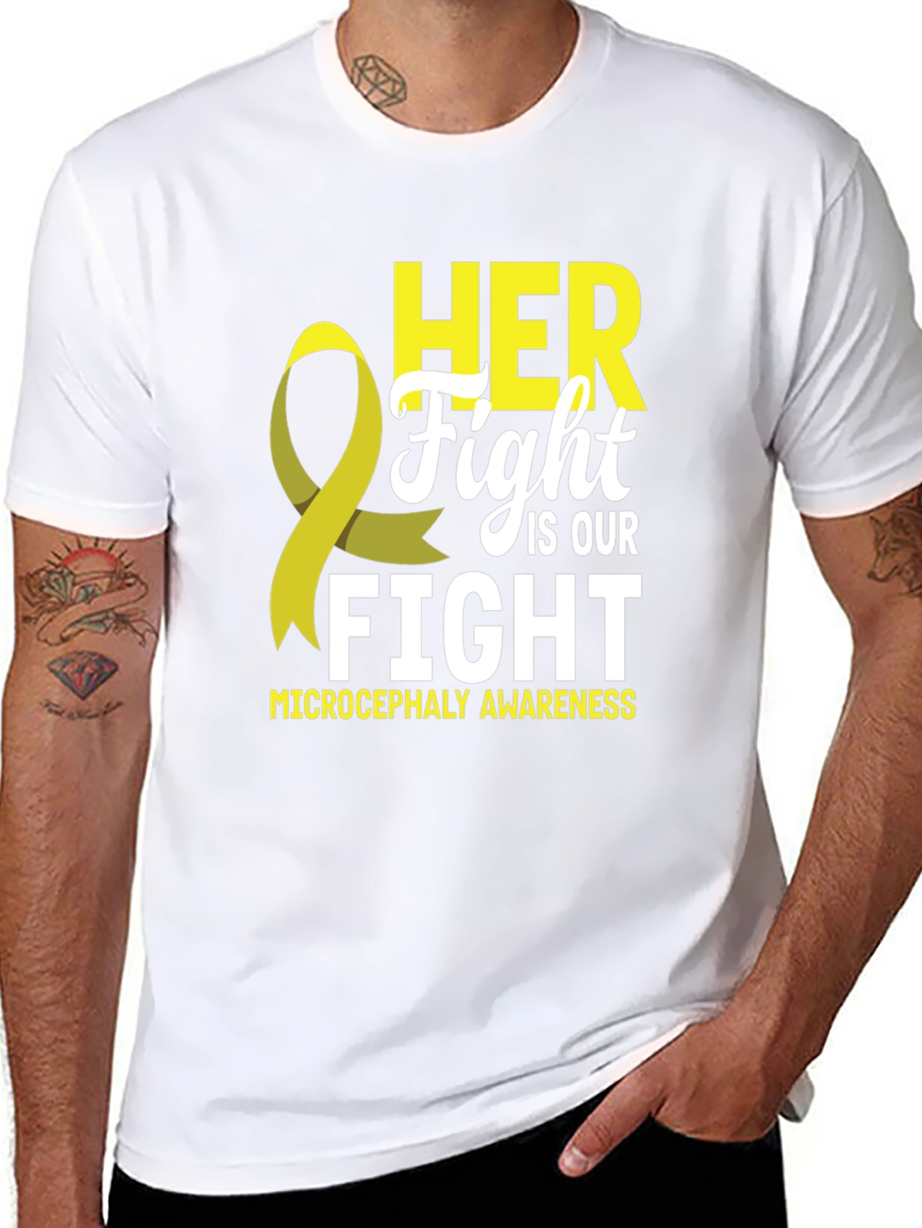 Microcephaly Awareness T-Shirt - HER Fight IS OUR Fight