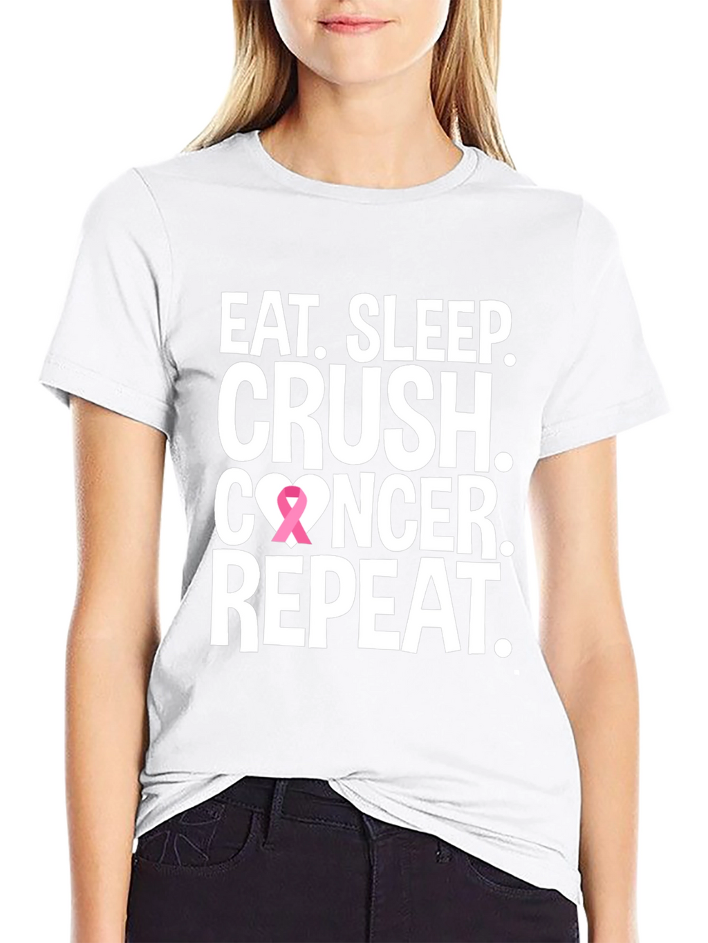 Eat Sleep Crush Cancer T-Shirt