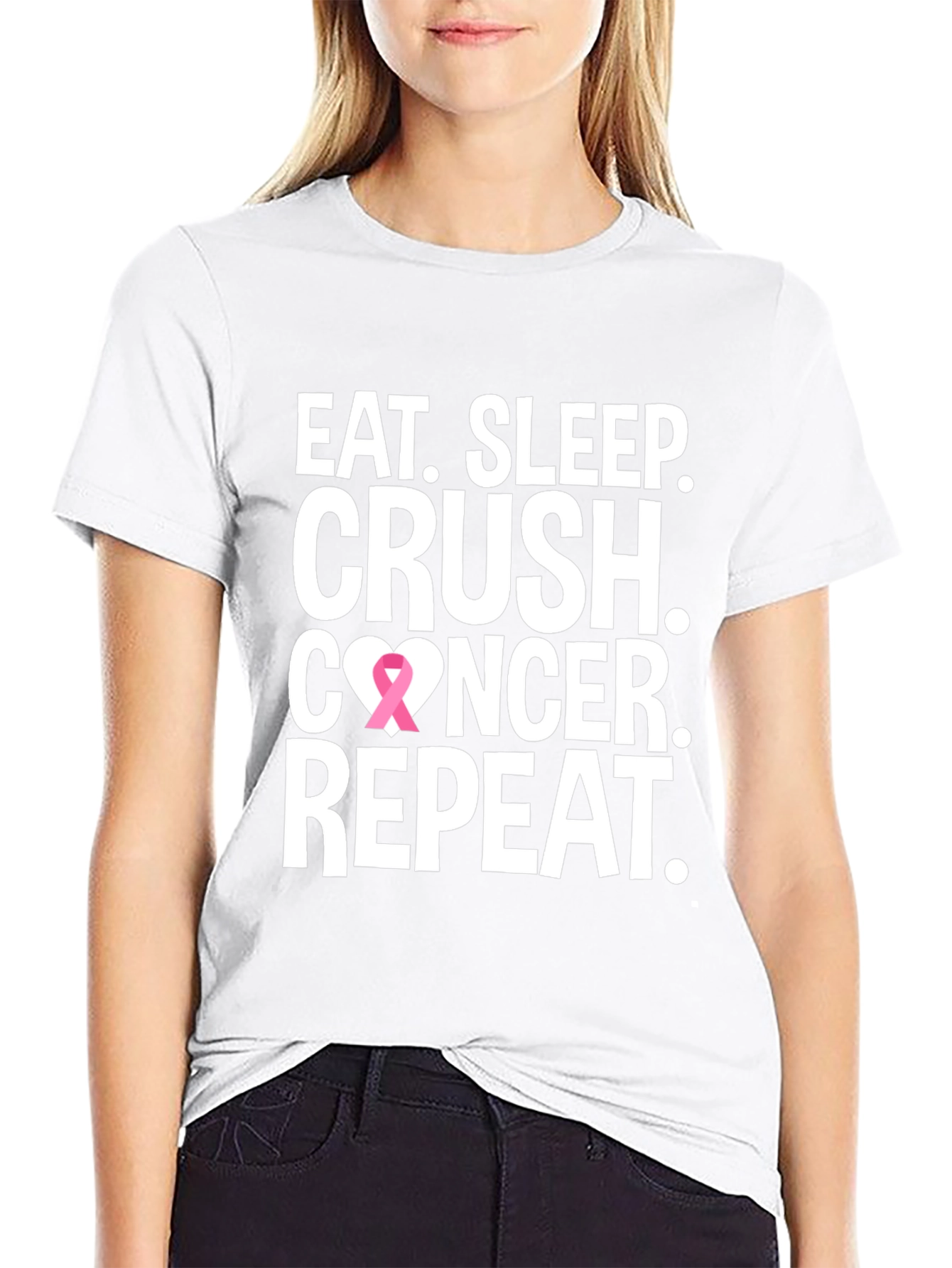 Eat Sleep Crush Cancer T-Shirt