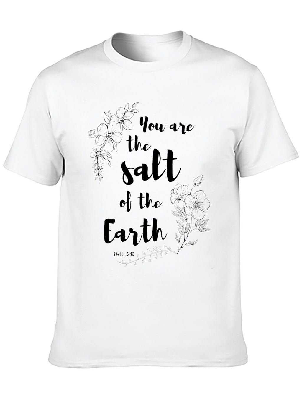 Salt of the Earth Black Graphic Tee
