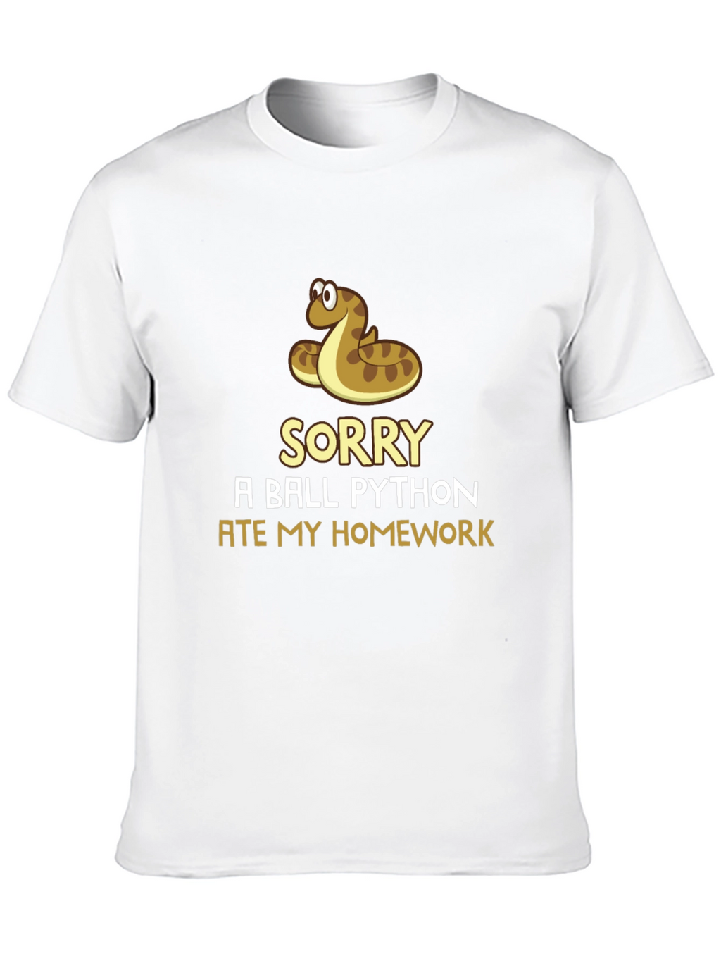 Funny Snake Ate My Homework T-Shirt