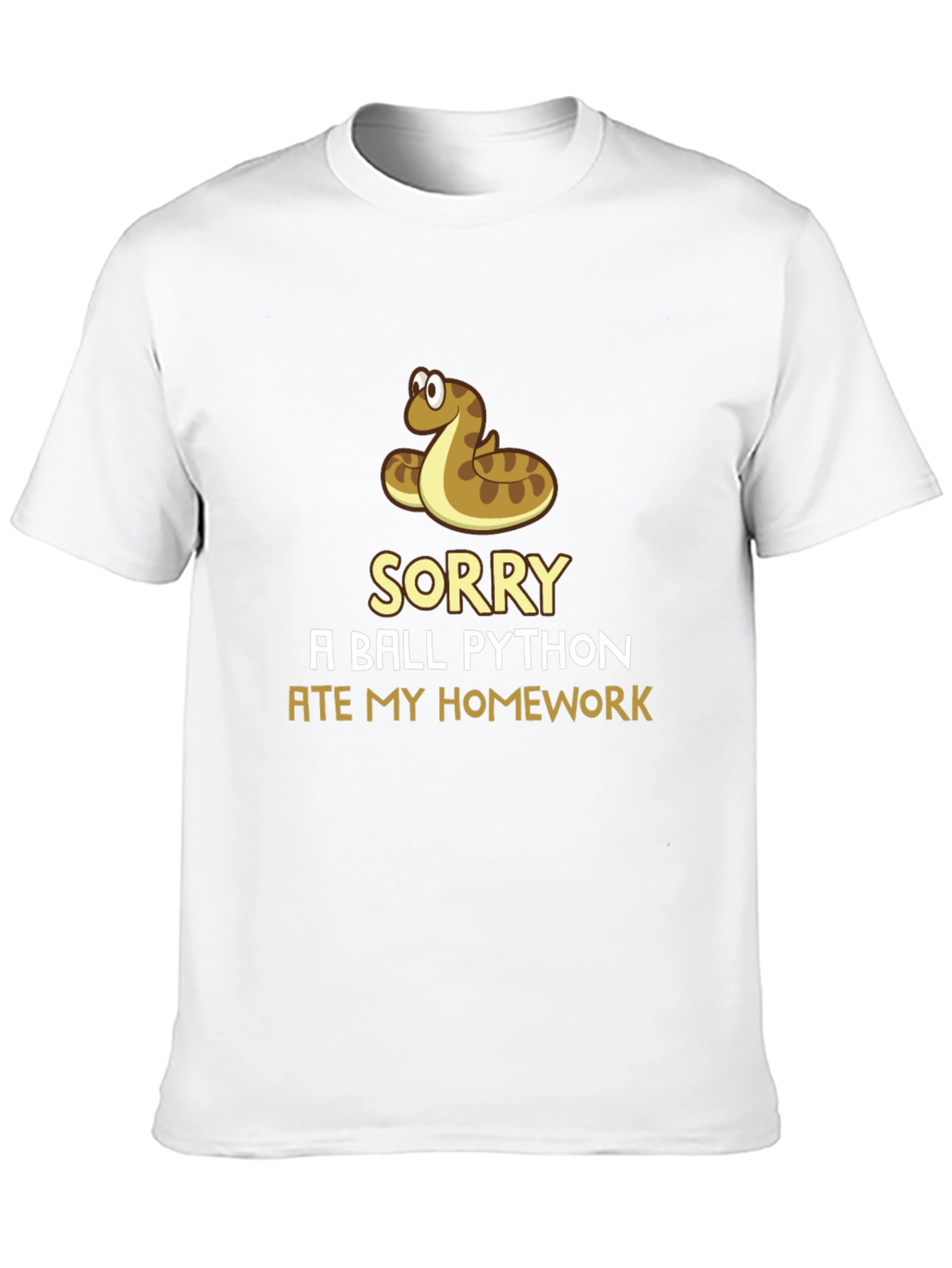 Funny Snake Ate My Homework T-Shirt