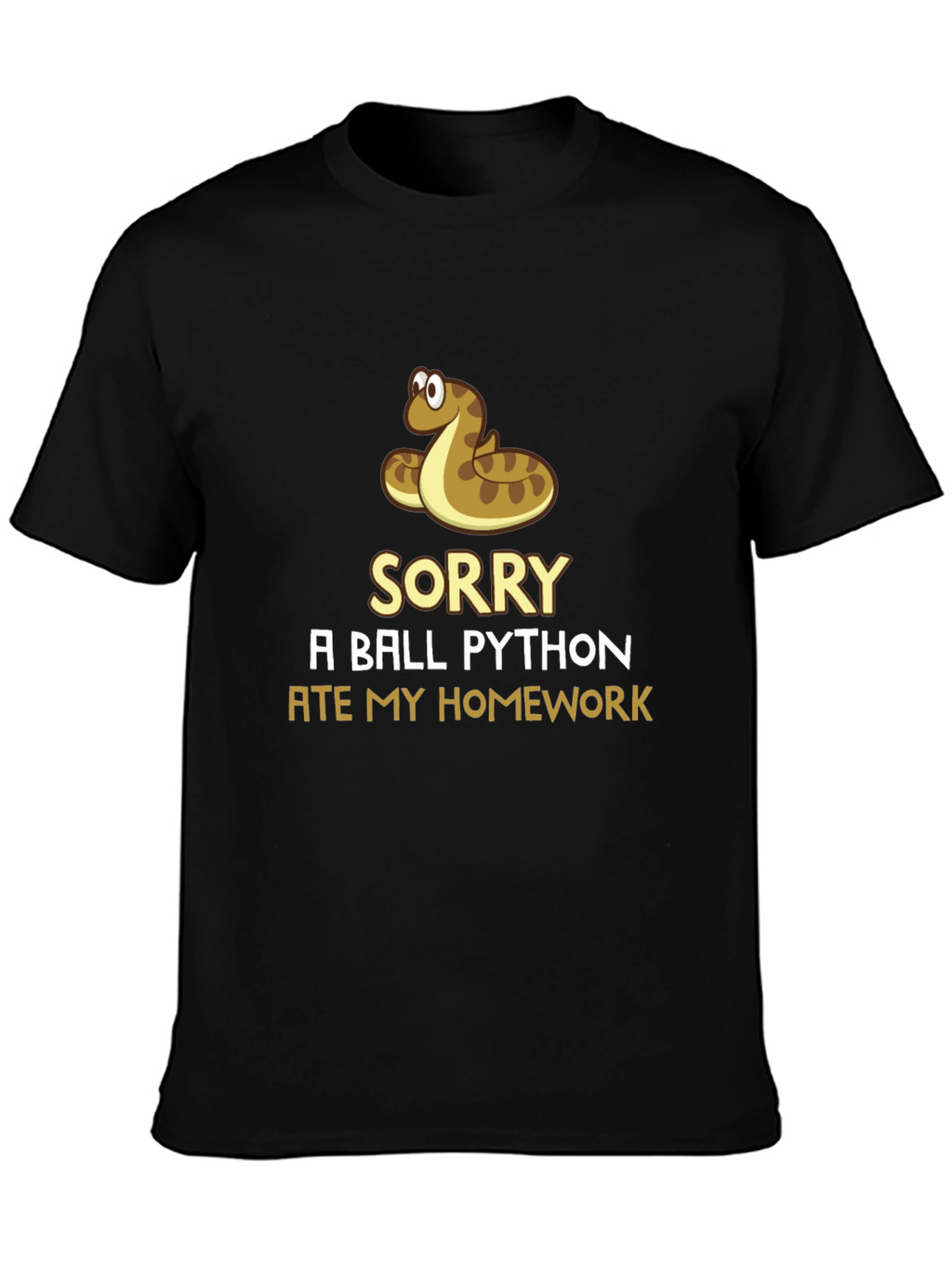 Funny Snake Ate My Homework T-Shirt