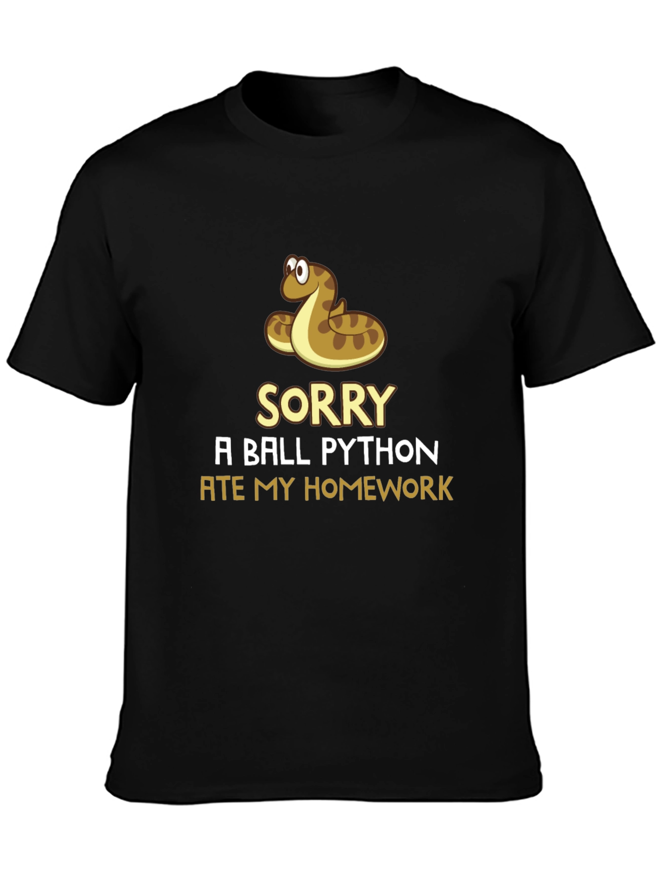 Funny Snake Ate My Homework T-Shirt