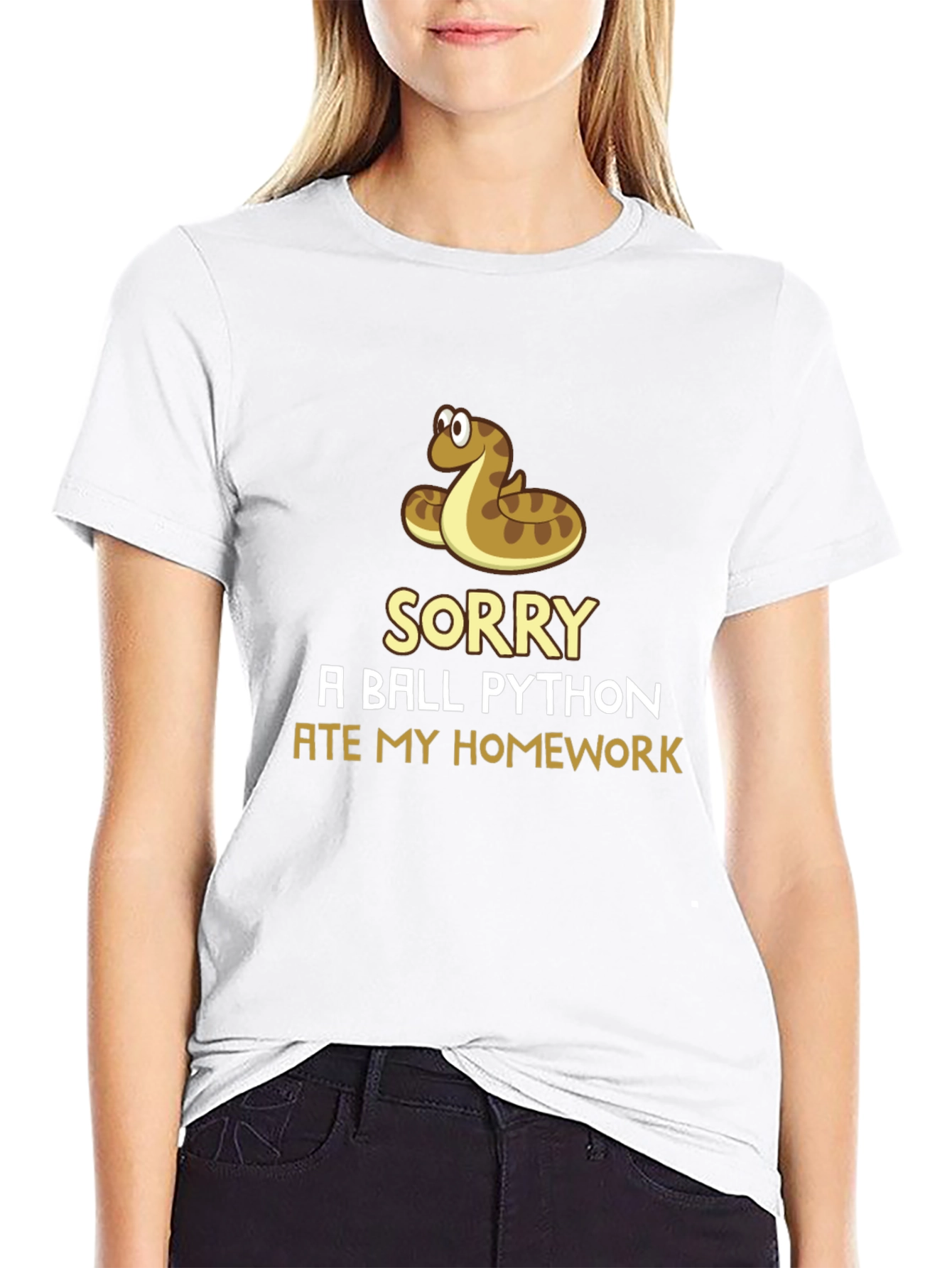 Funny Snake Ate My Homework T-Shirt