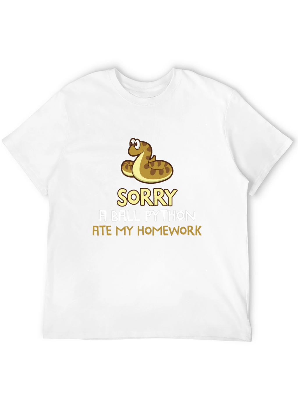 Funny Snake Ate My Homework T-Shirt