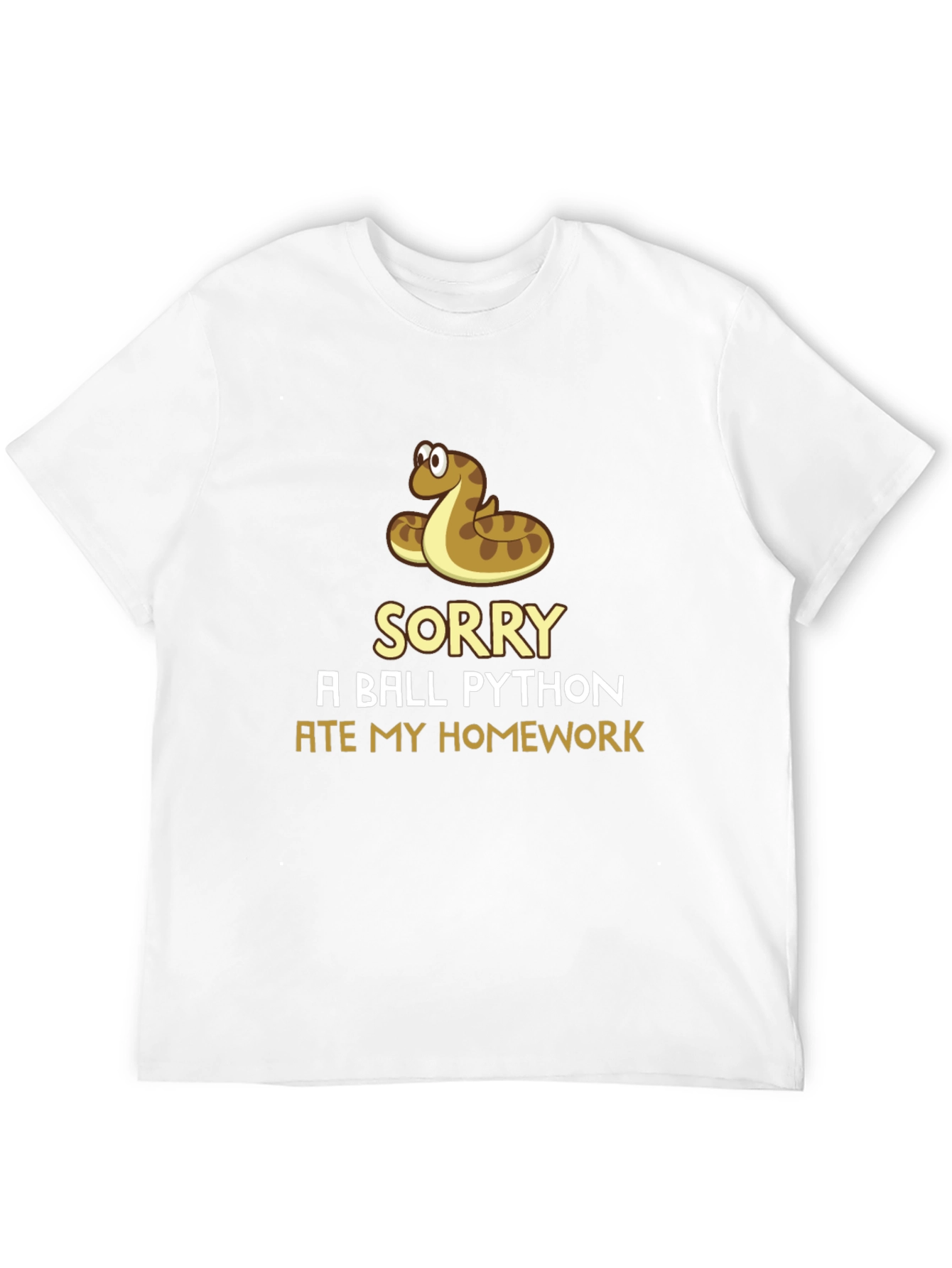 Funny Snake Ate My Homework T-Shirt