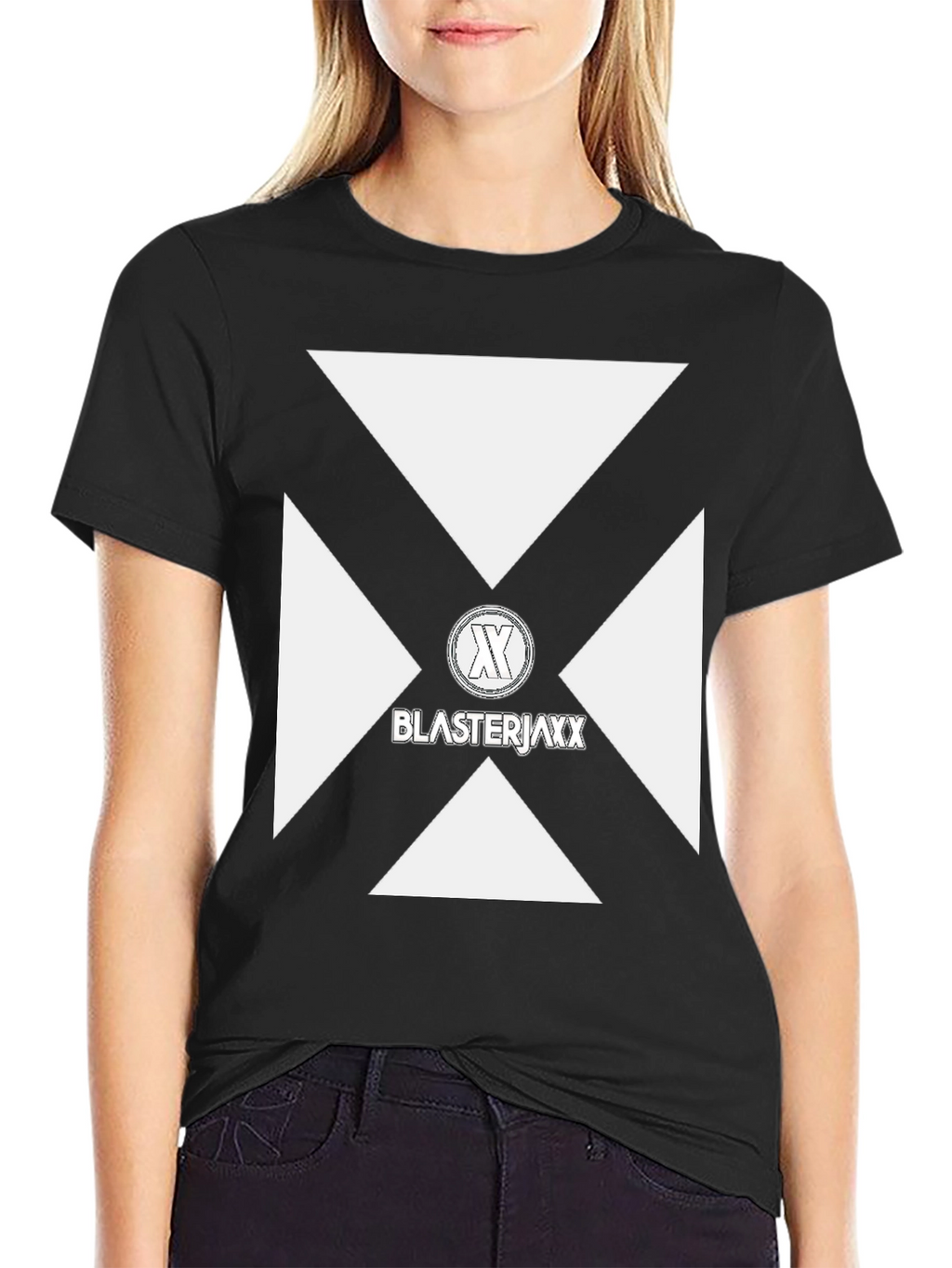 Blasterjaxx Graphic Tee - Black Cotton Casual