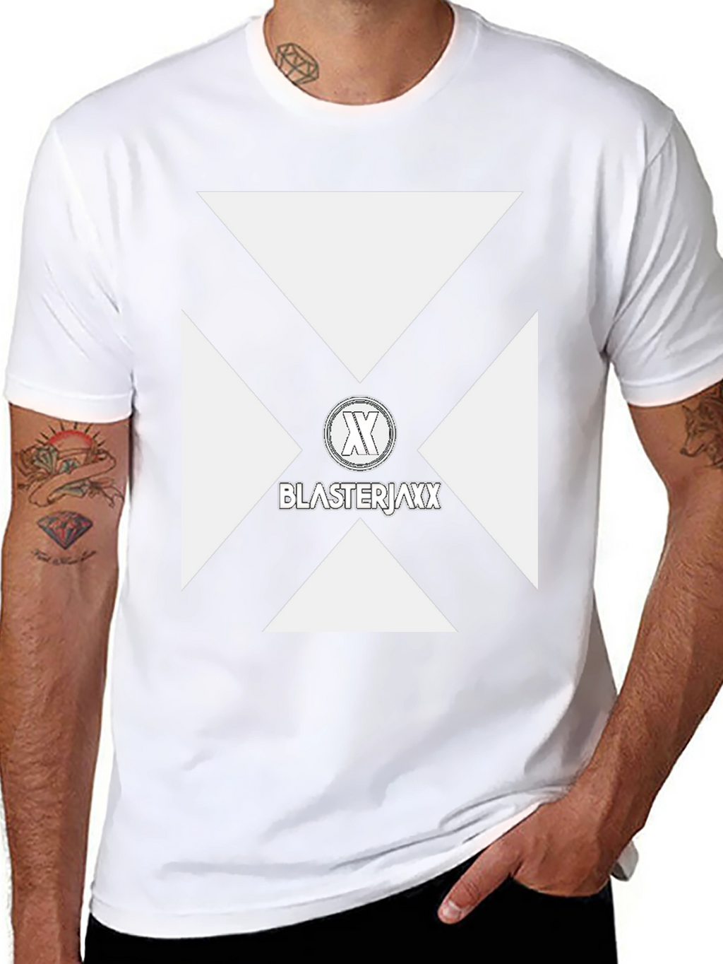 Blasterjaxx Graphic Tee - Black Cotton Casual