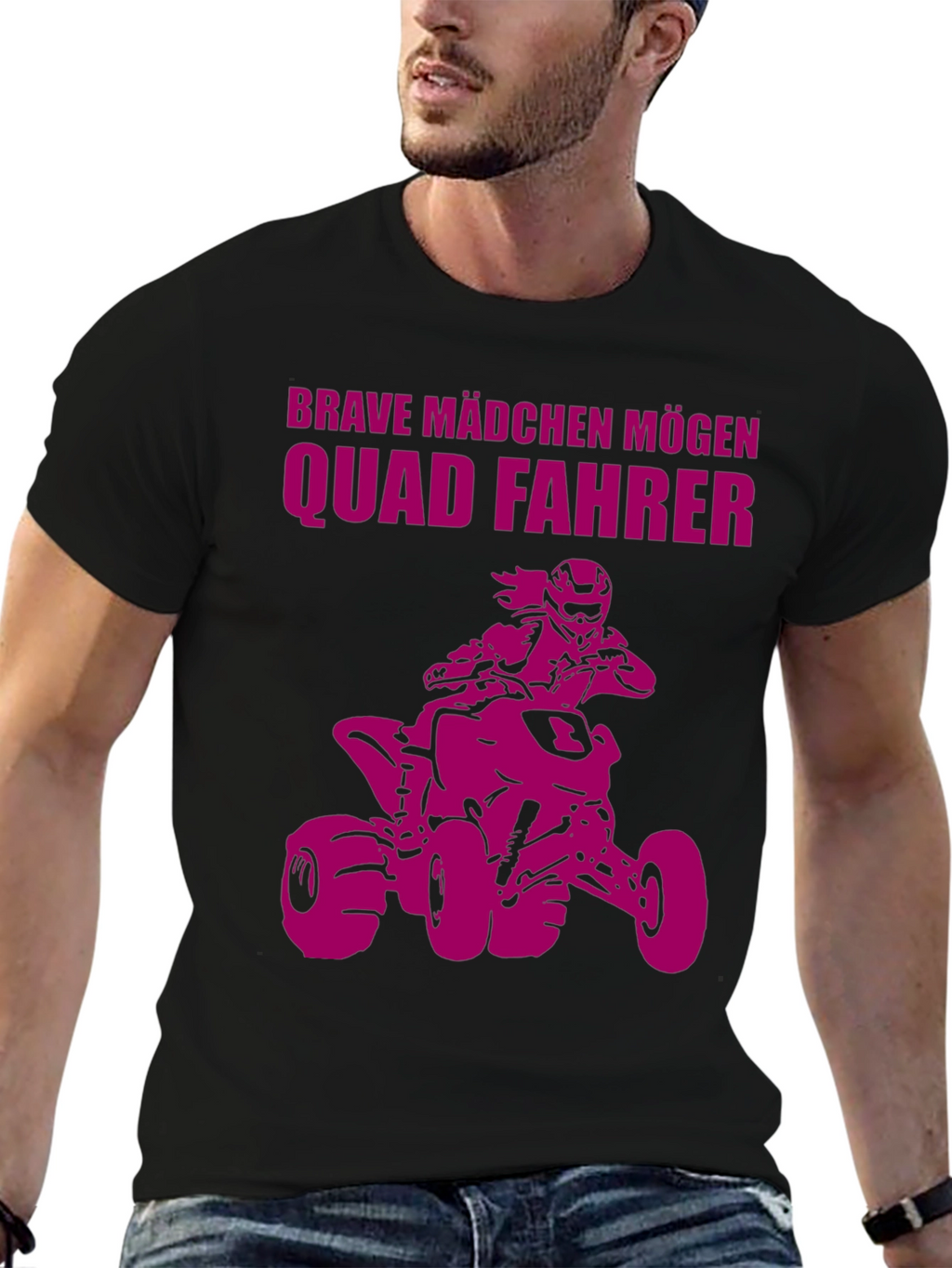 Brave Mädchen Quad Fahrer T-Shirt