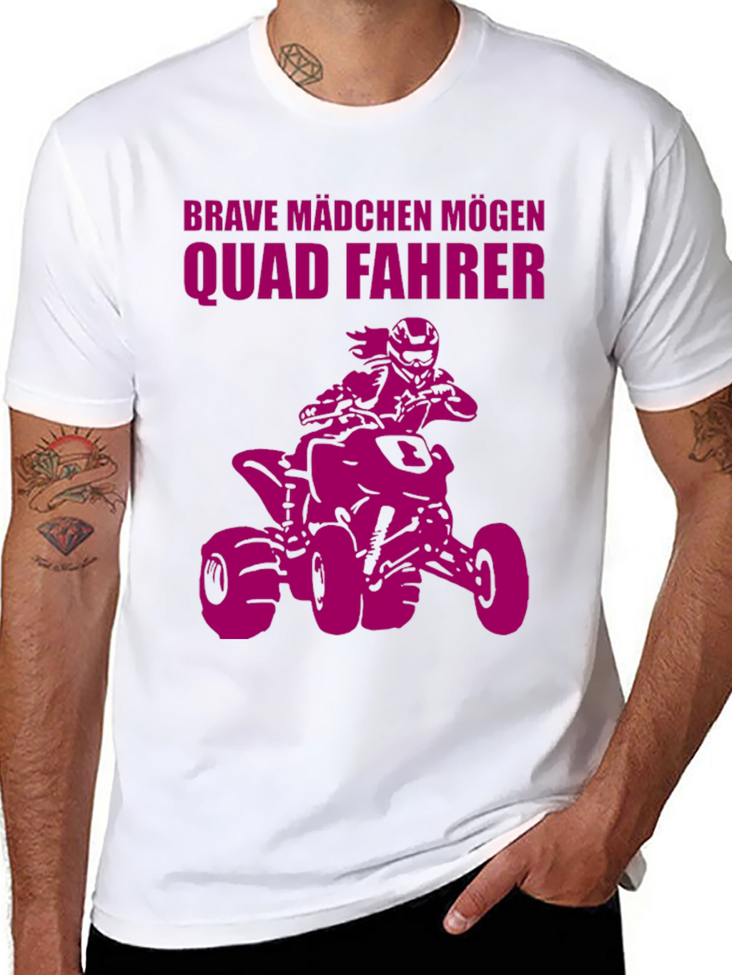 Brave Mädchen Quad Fahrer T-Shirt