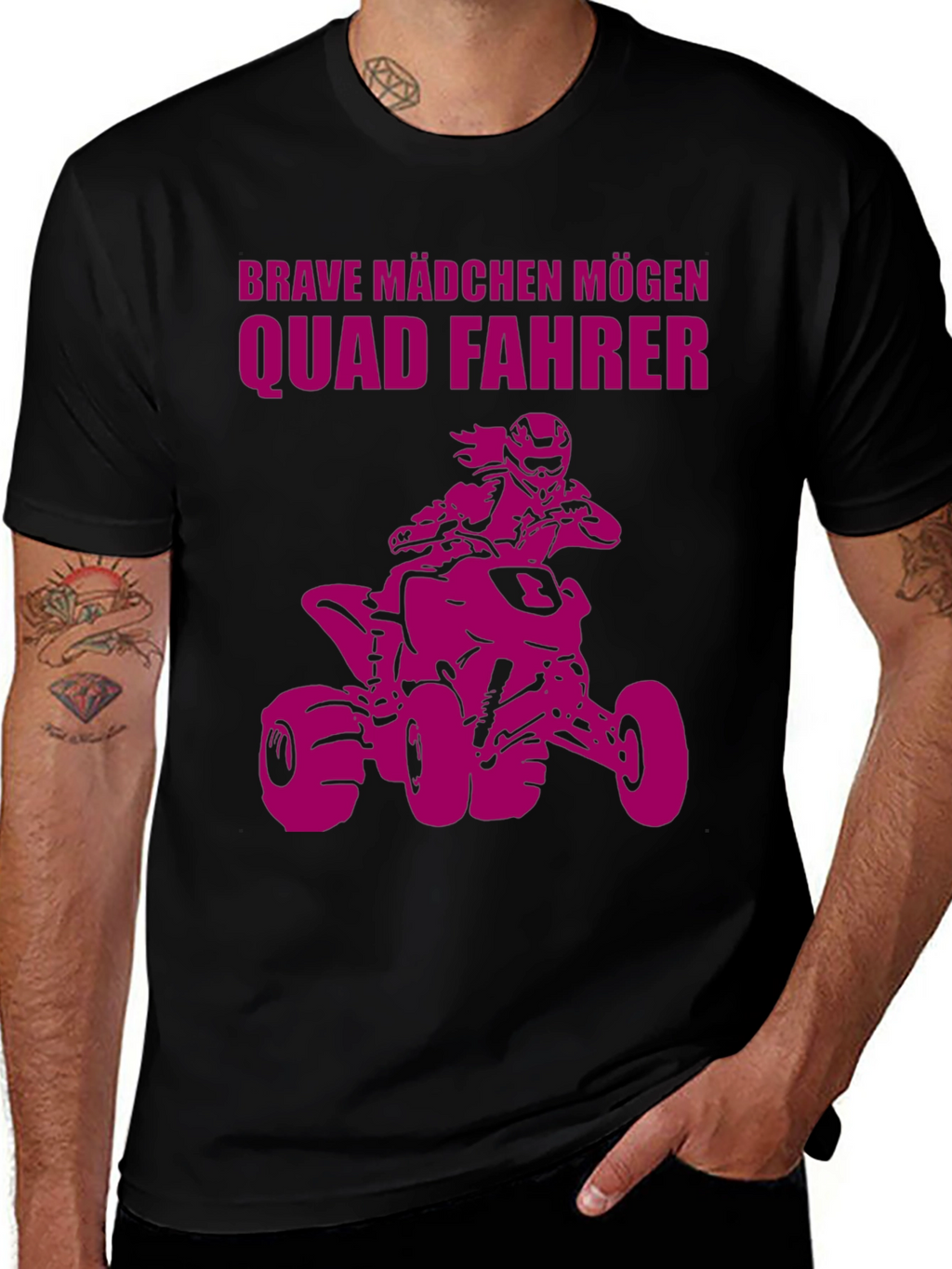 Brave Mädchen Quad Fahrer T-Shirt