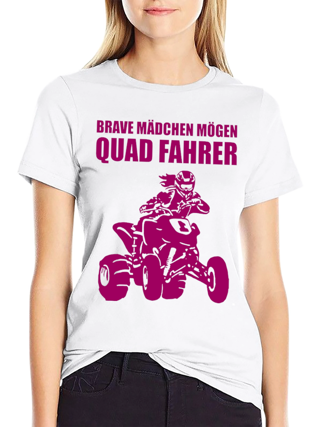 Brave Mädchen Quad Fahrer T-Shirt