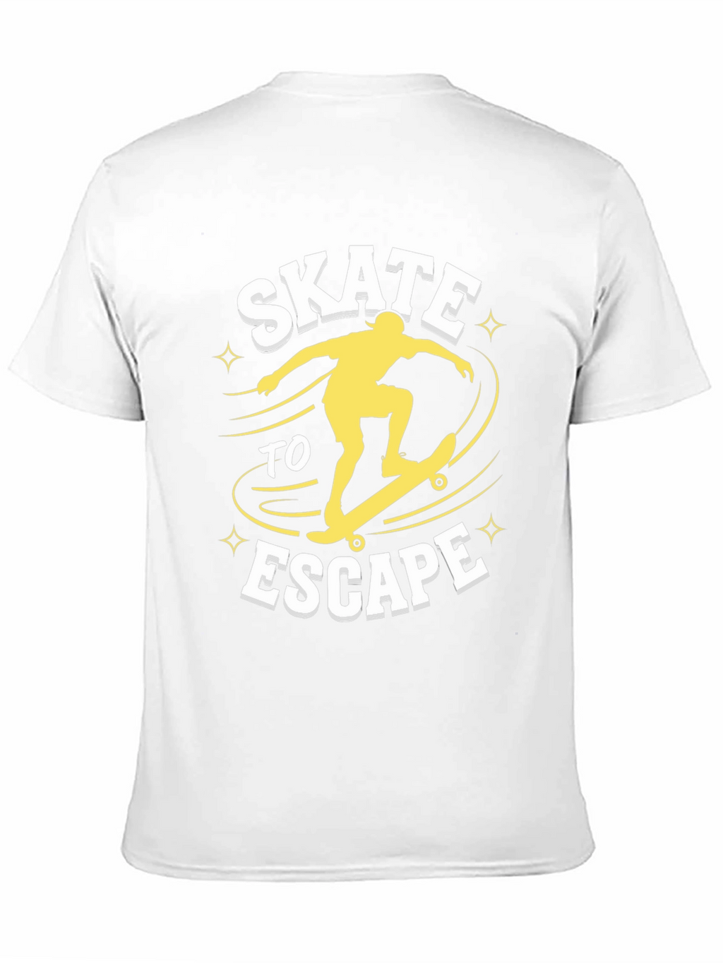 Skate To Escape Graphic Tee - Black