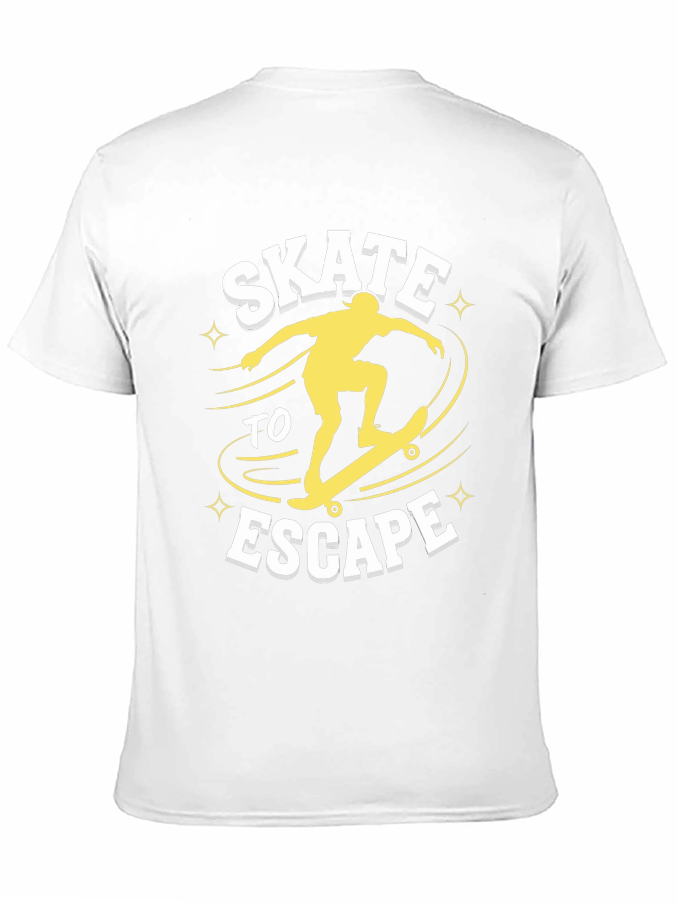 Skate To Escape Graphic Tee - Black