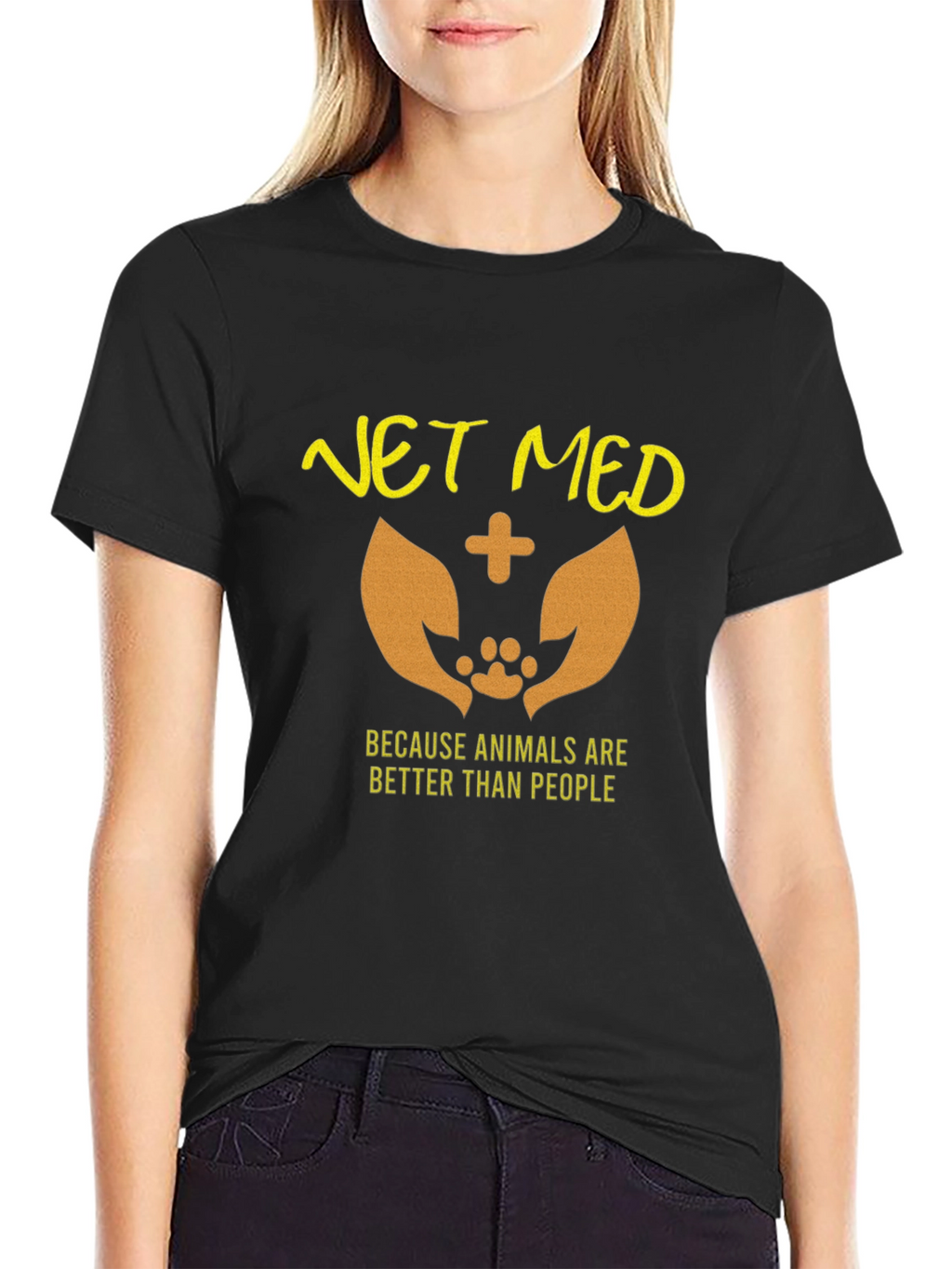 Vet Med Animal Lover Graphic Tee