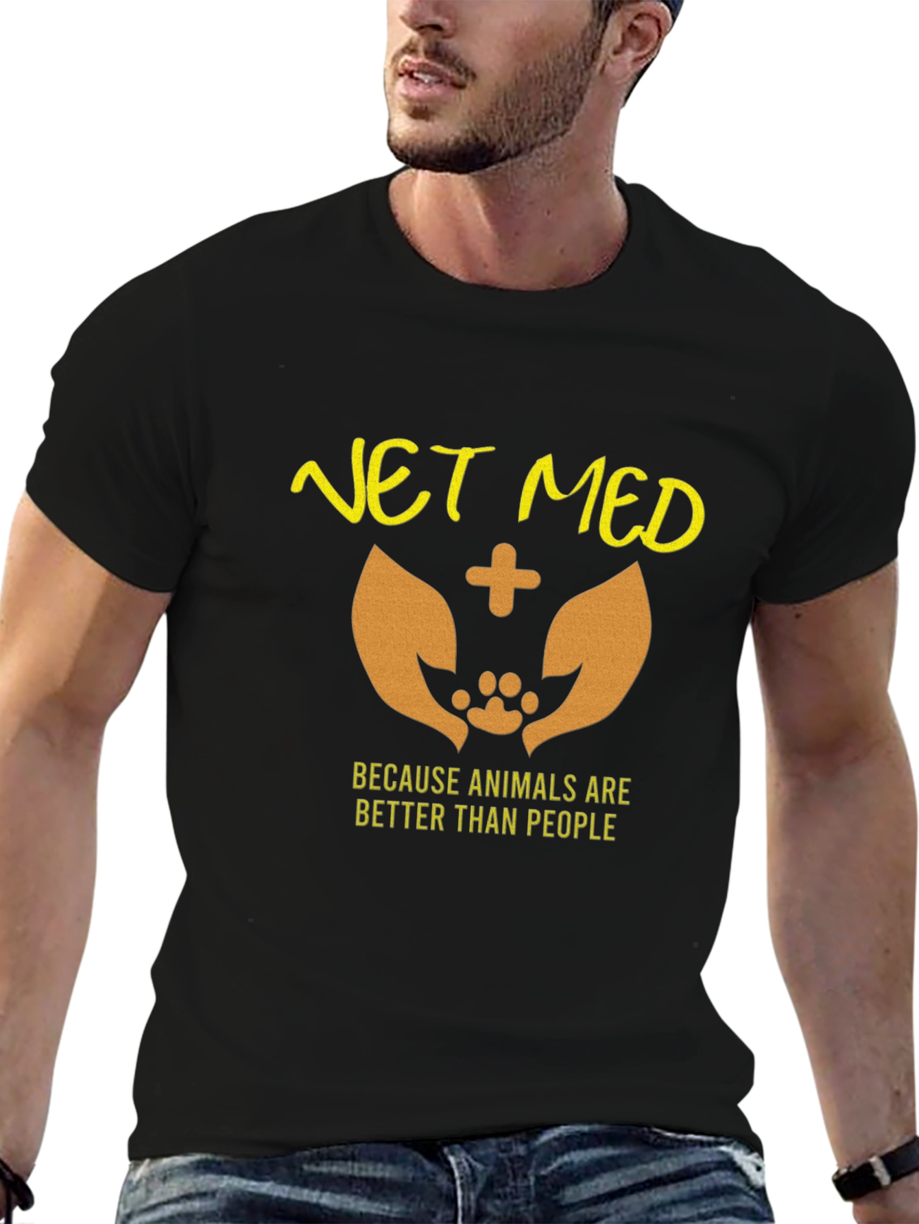 Vet Med Animal Lover Graphic Tee