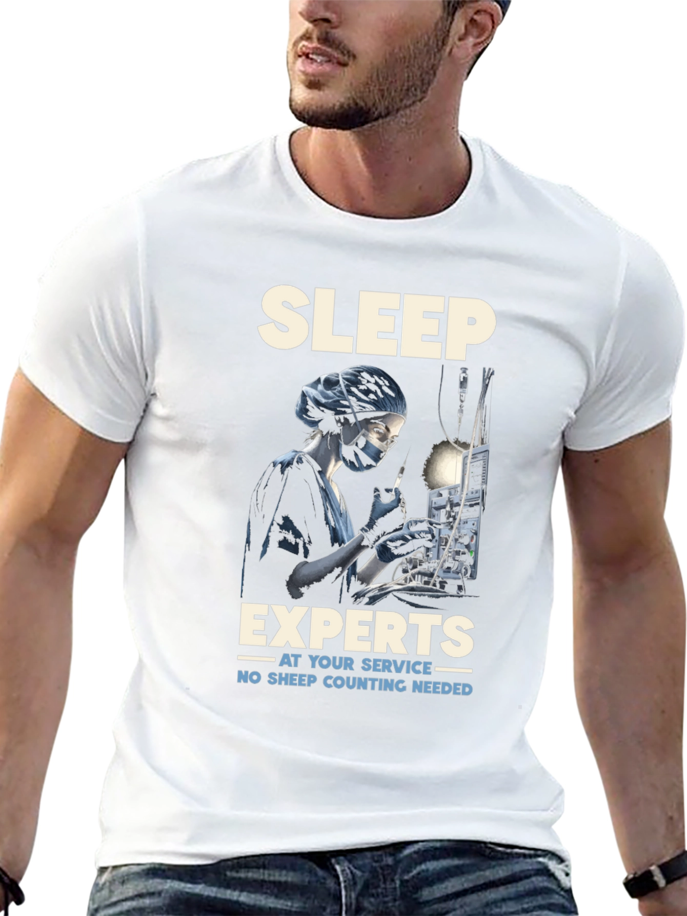 Sleep Expert T-Shirt - Anesthesia Humor Tee