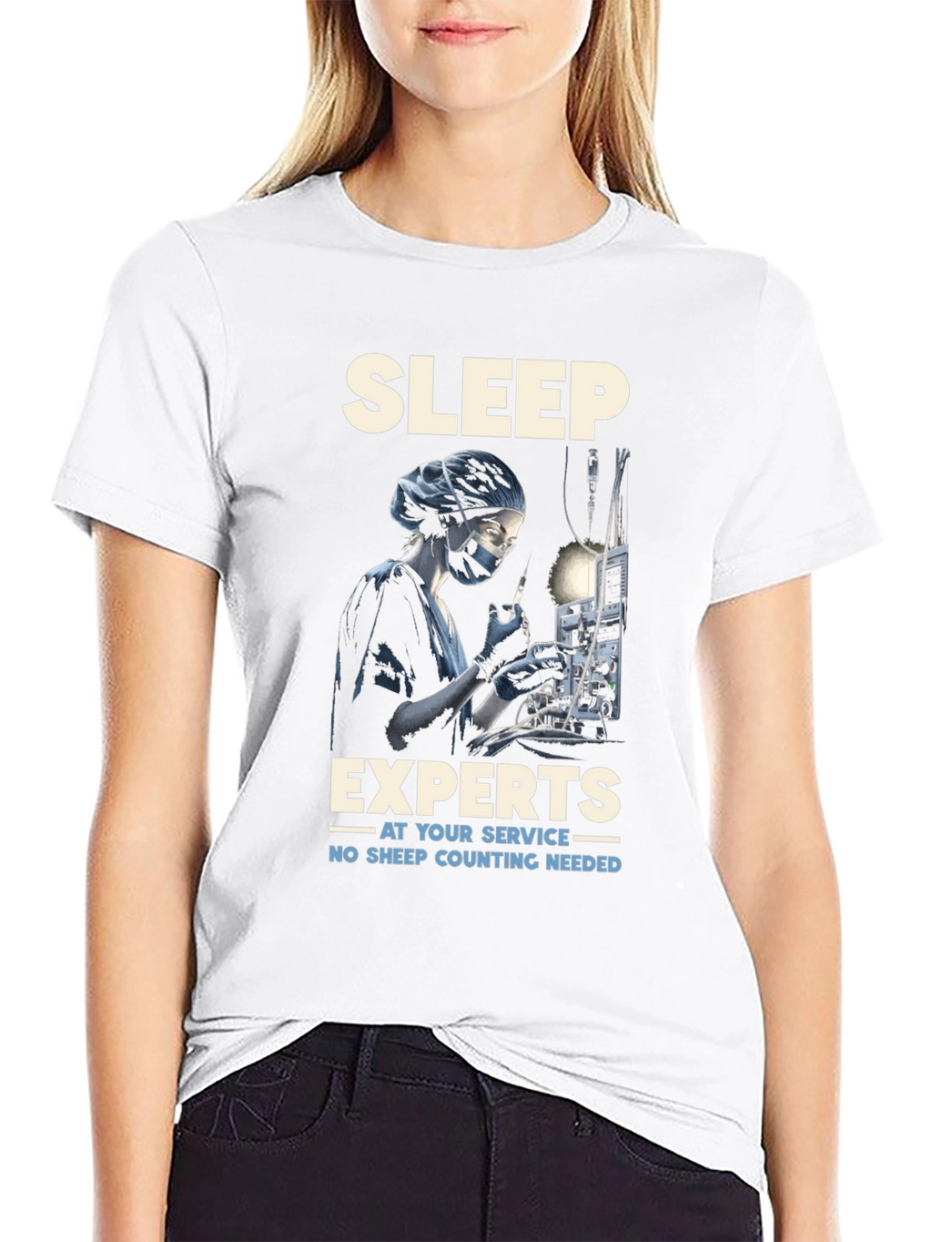 Sleep Expert T-Shirt - Anesthesia Humor Tee