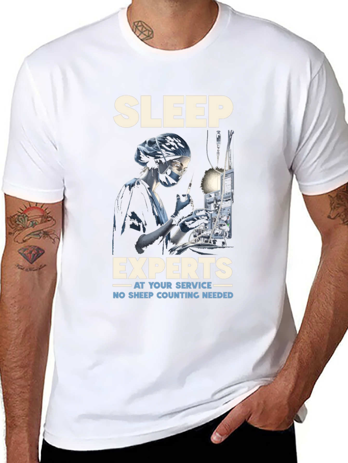 Sleep Expert T-Shirt - Anesthesia Humor Tee
