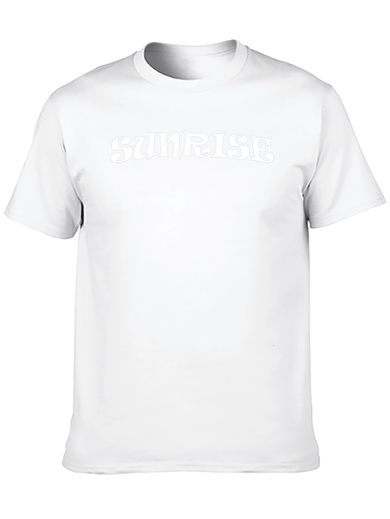 Sunrise Graphic Print Black T-Shirt