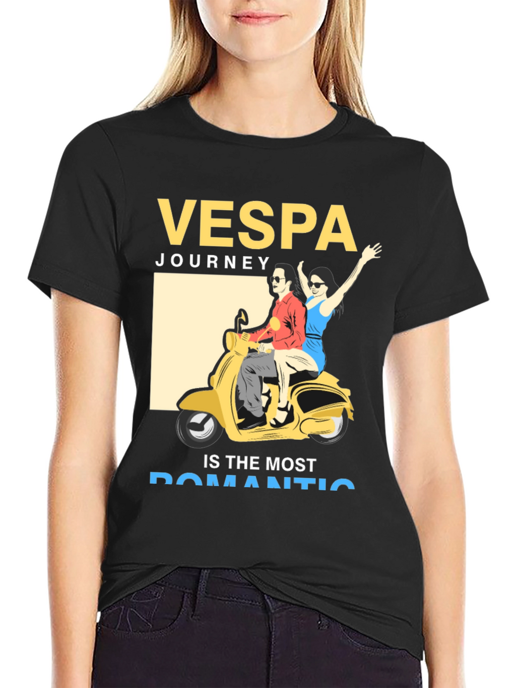 Vespa Journey Romantic T-Shirt