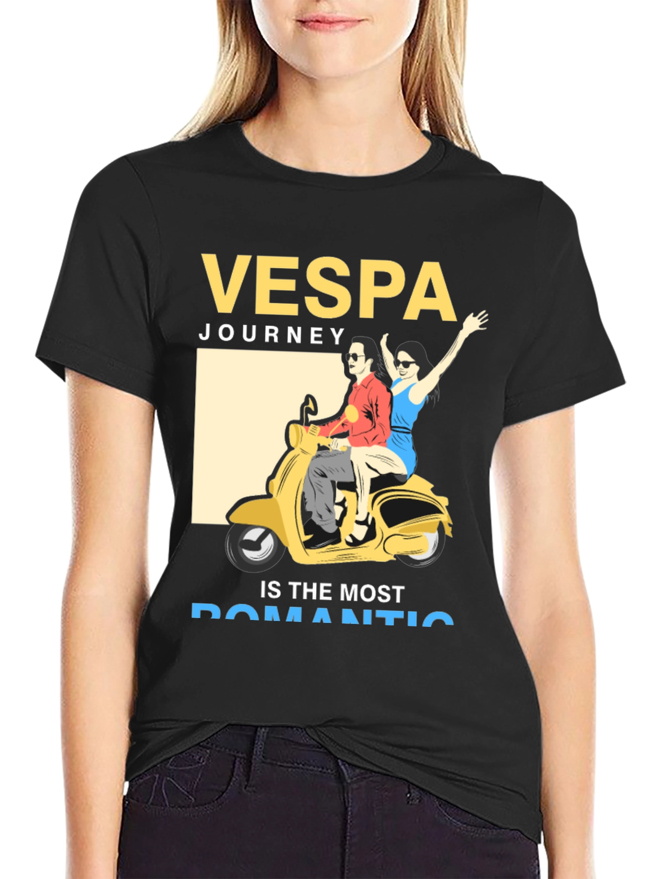 Vespa Journey Romantic T-Shirt